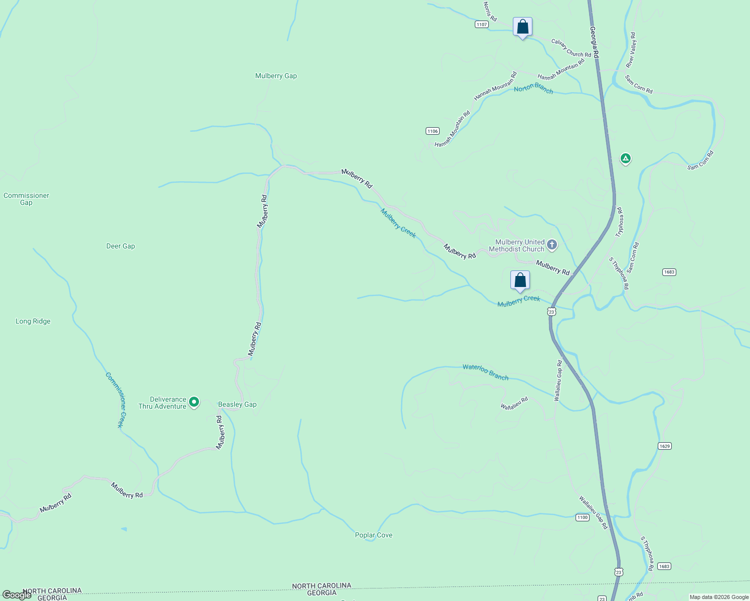 map of restaurants, bars, coffee shops, grocery stores, and more near 289 Carpenter Road in Otto