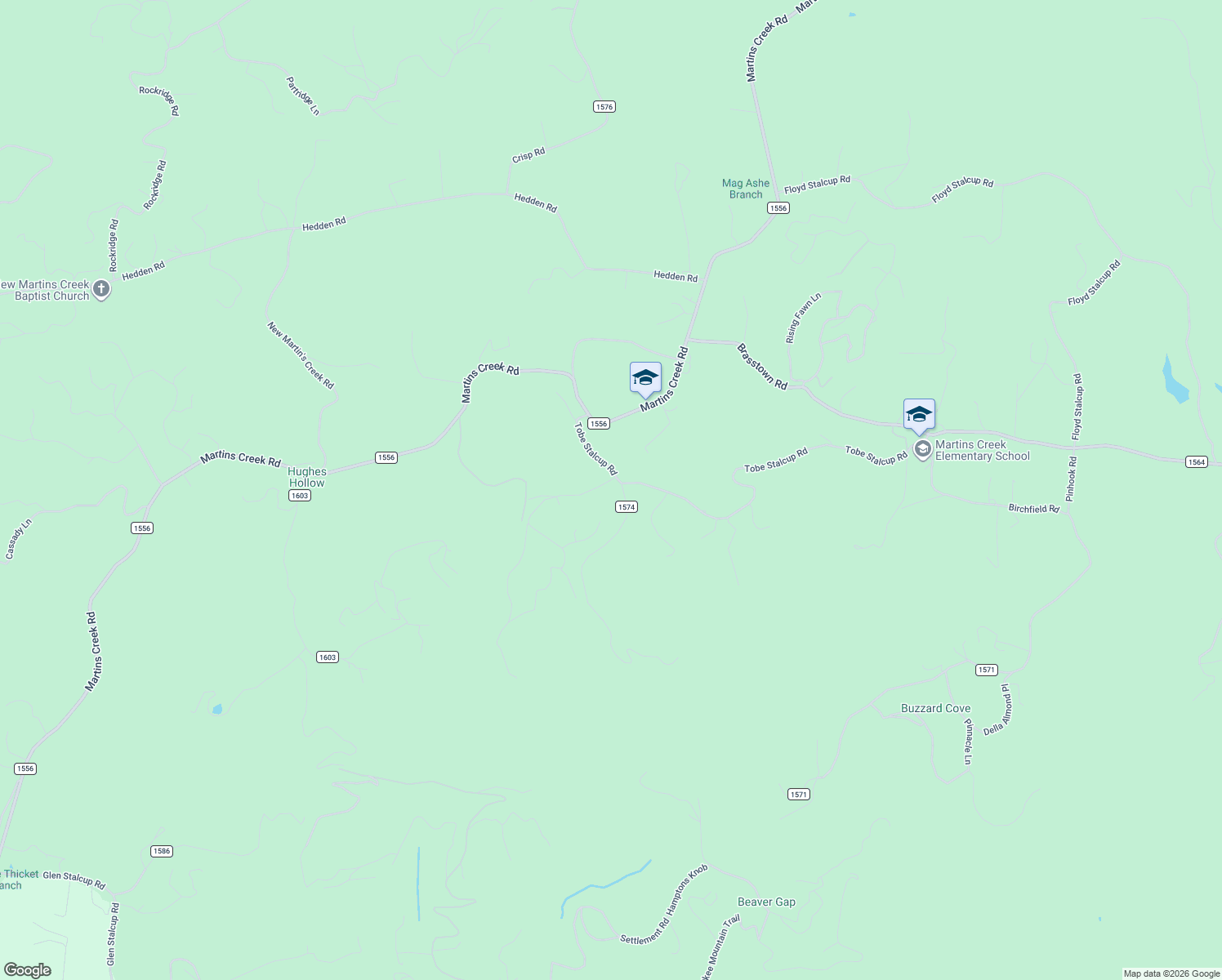 map of restaurants, bars, coffee shops, grocery stores, and more near 12 Chastain Road in Murphy