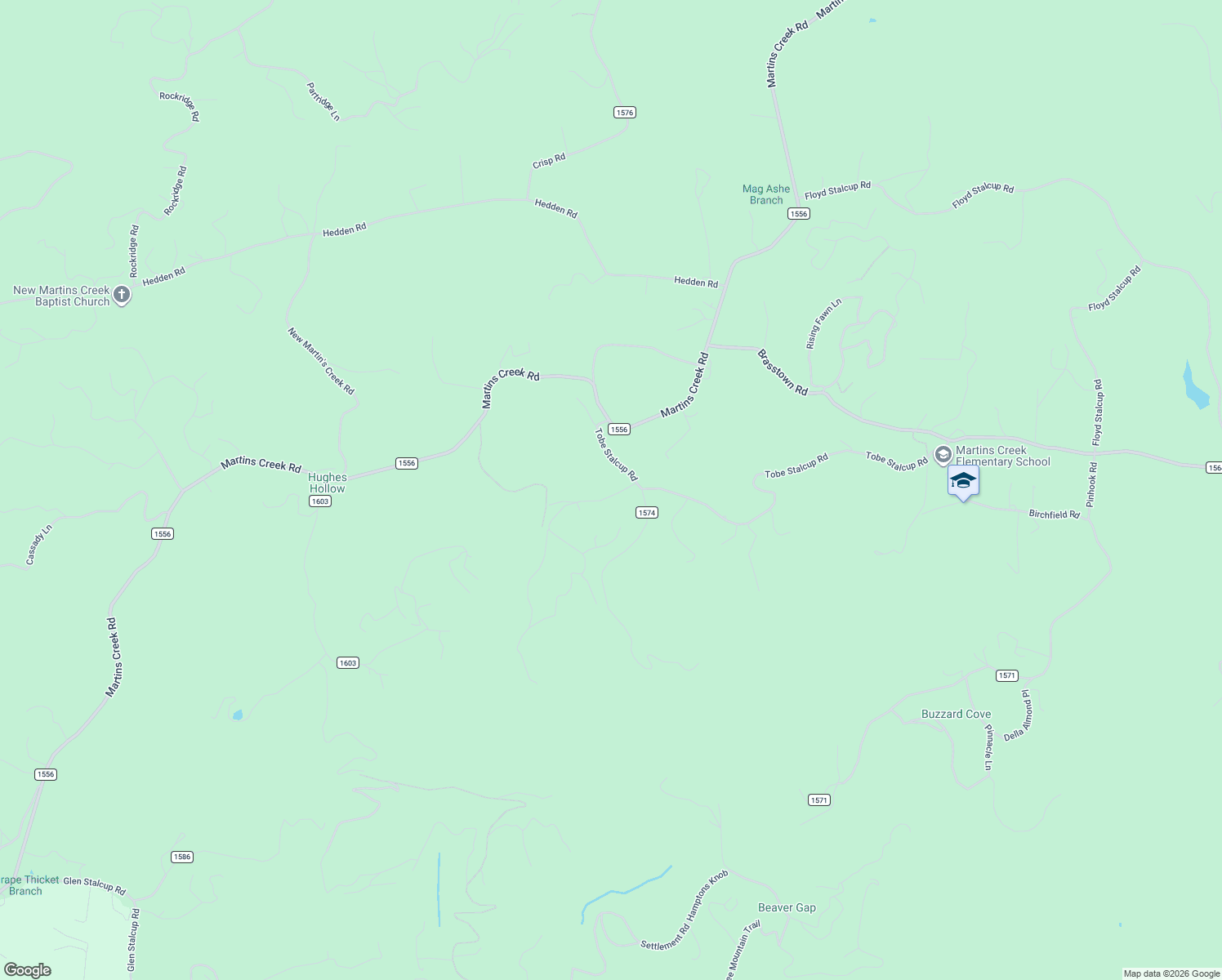 map of restaurants, bars, coffee shops, grocery stores, and more near 103 Point Overlook Trail in Murphy