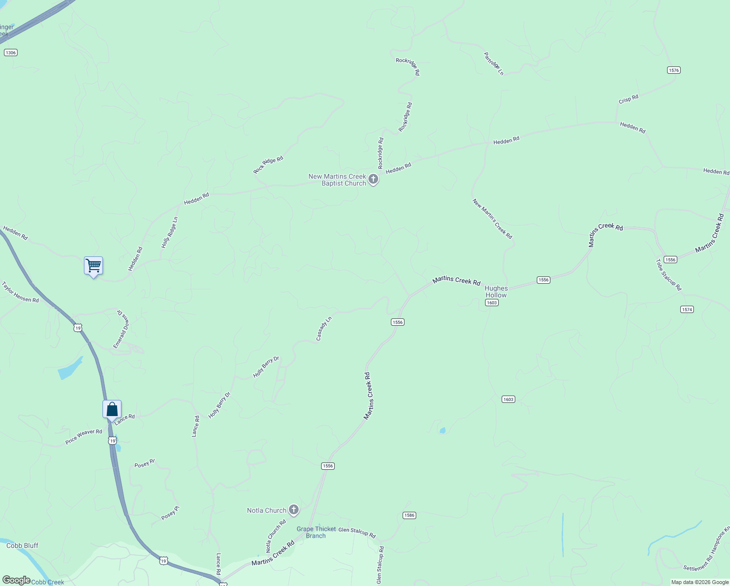 map of restaurants, bars, coffee shops, grocery stores, and more near 91 Forest View in Murphy