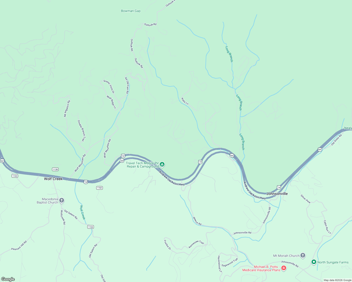 map of restaurants, bars, coffee shops, grocery stores, and more near 465 Turkey Pen Drive in Murphy