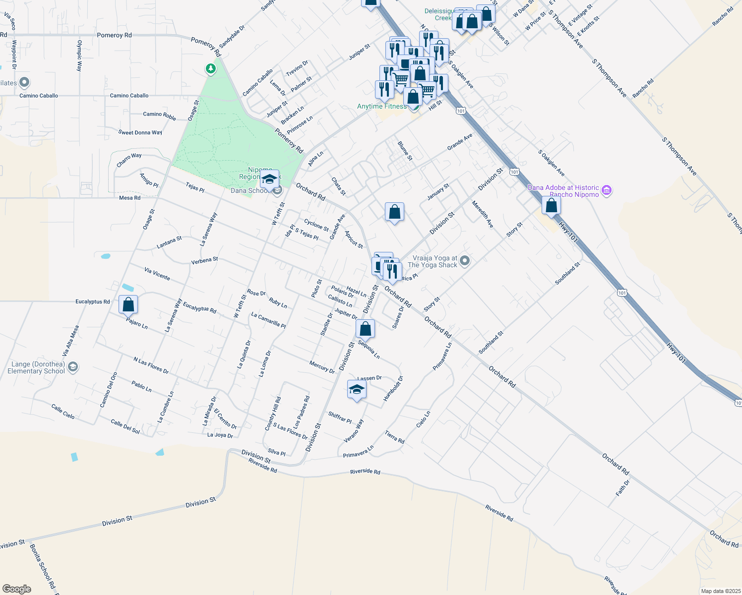 1020 Division Street, Nipomo CA Walk Score