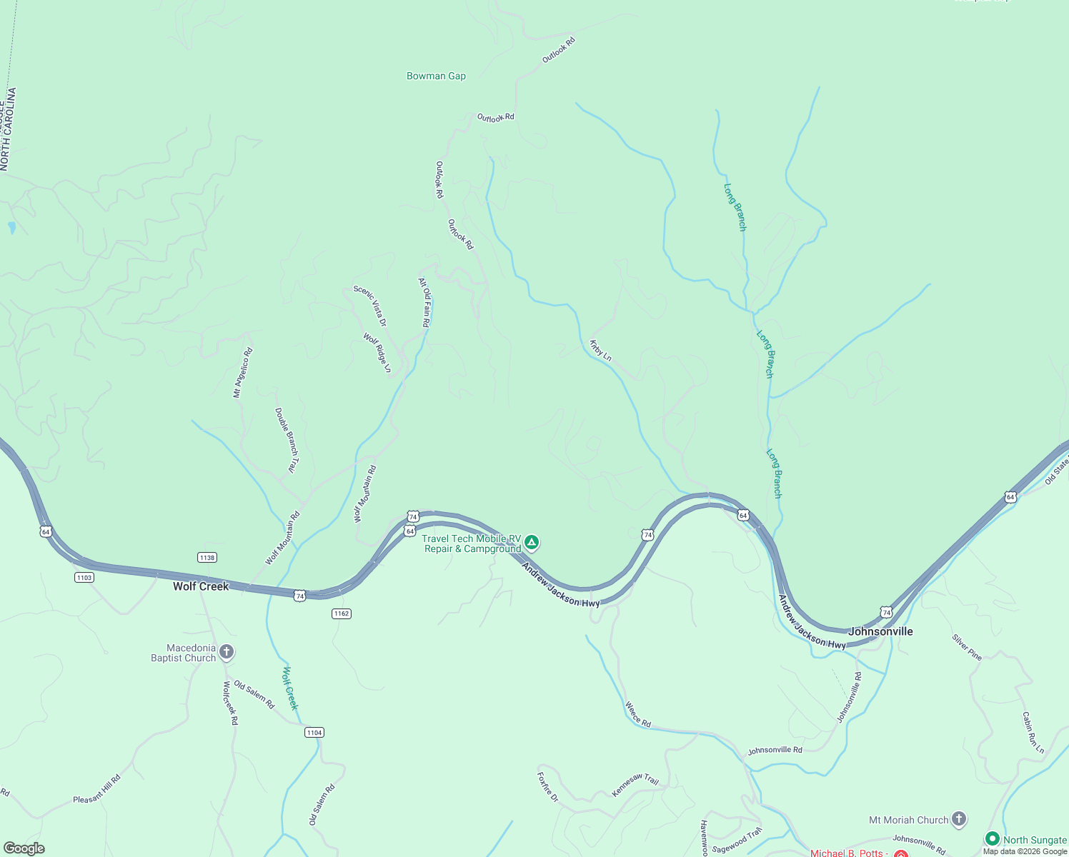 map of restaurants, bars, coffee shops, grocery stores, and more near 459 Turkey Pen Drive in Murphy