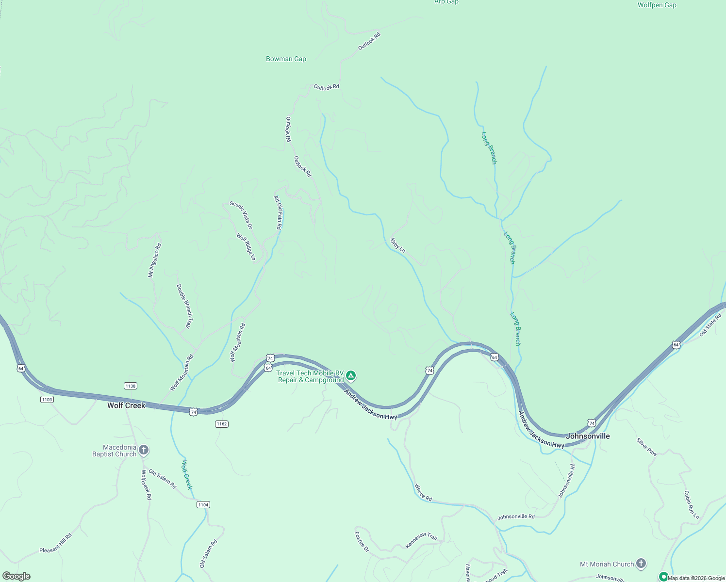 map of restaurants, bars, coffee shops, grocery stores, and more near 459 Turkey Pen Drive in Murphy