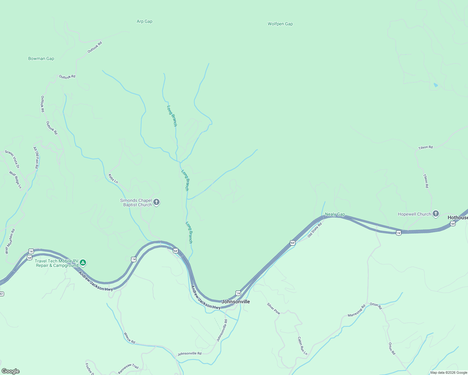 map of restaurants, bars, coffee shops, grocery stores, and more near in Johnsonville