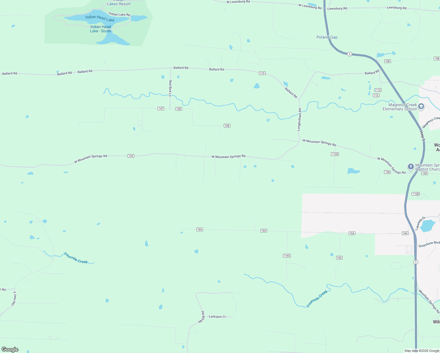 map of restaurants, bars, coffee shops, grocery stores, and more near 125 Goode Lane in Cabot