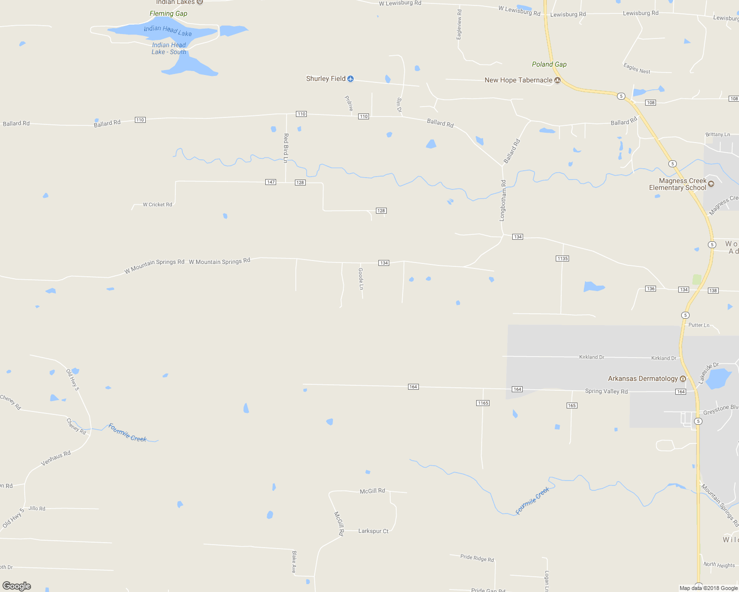 map of restaurants, bars, coffee shops, grocery stores, and more near 125 Goode Lane in Cabot