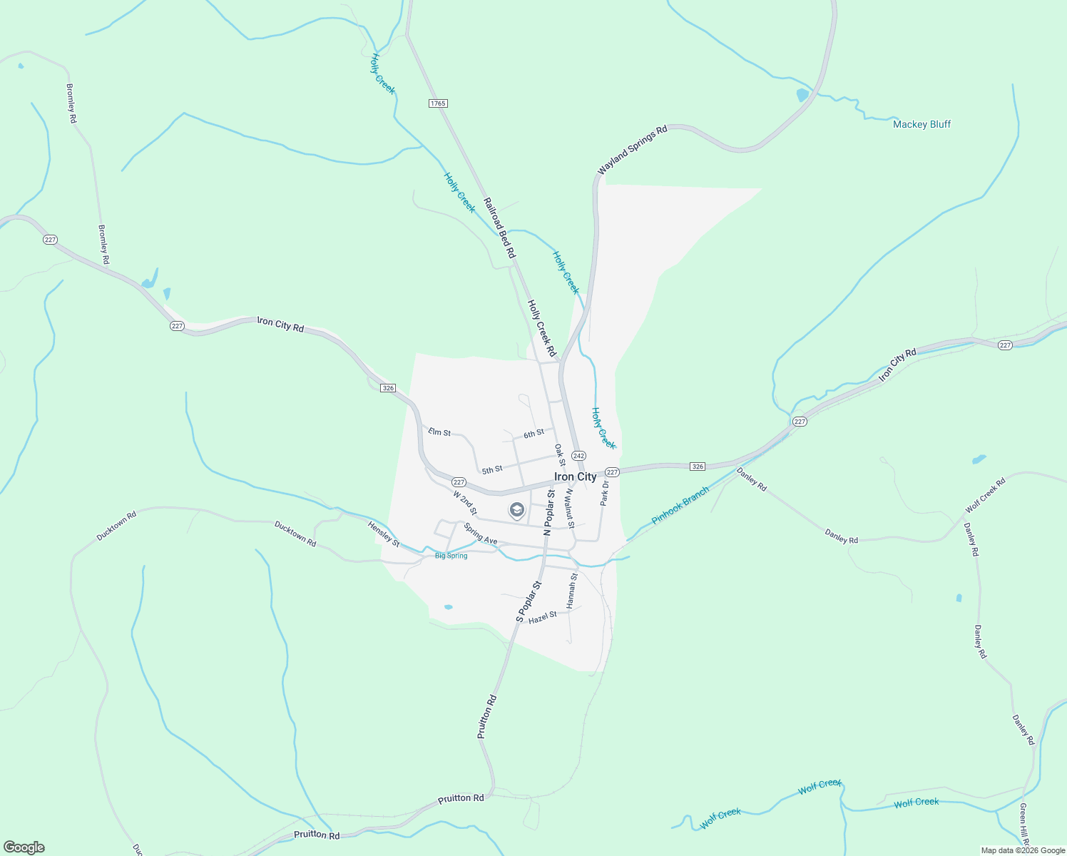 map of restaurants, bars, coffee shops, grocery stores, and more near 46 6th St in Iron City