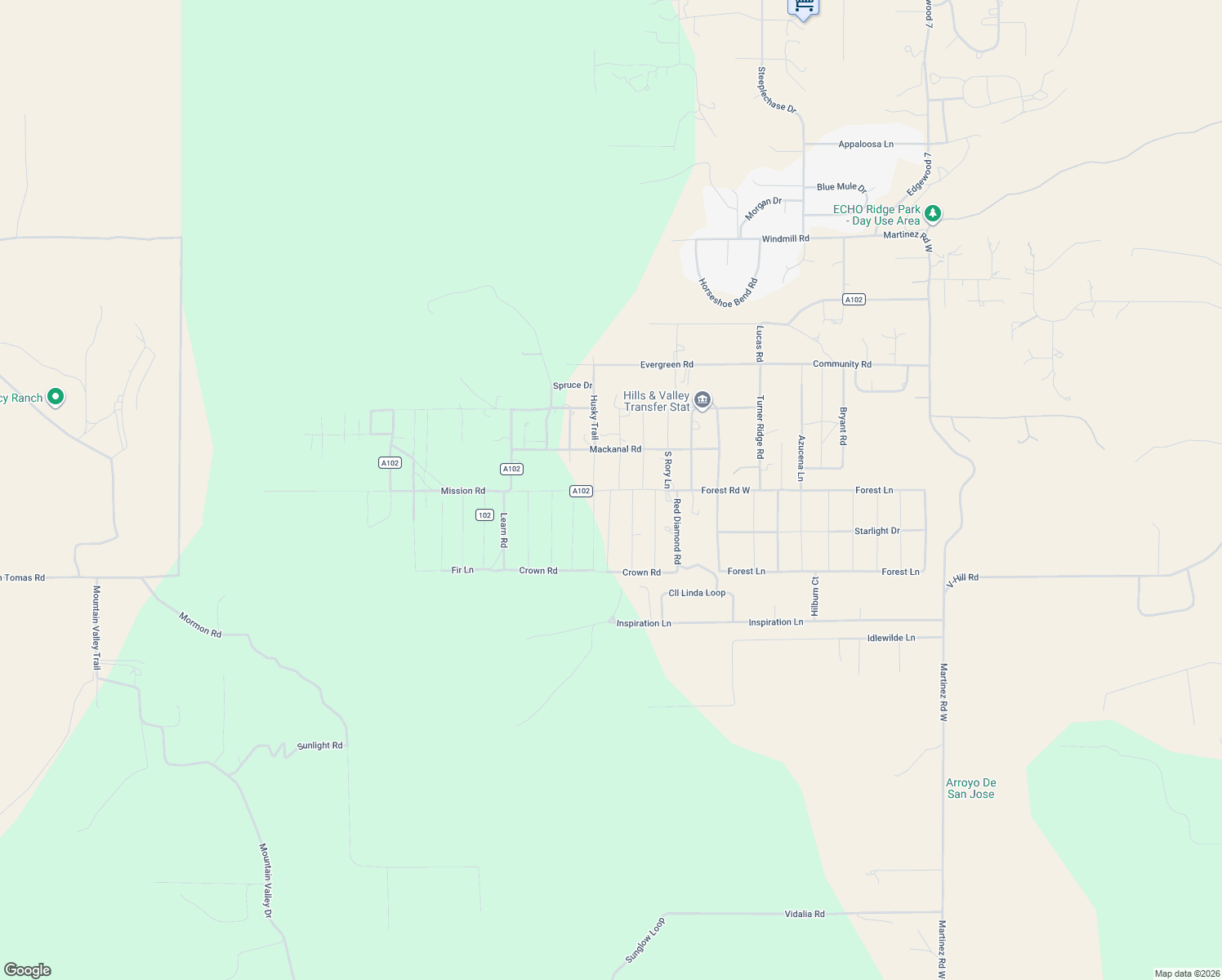 map of restaurants, bars, coffee shops, grocery stores, and more near Mission Road in Edgewood