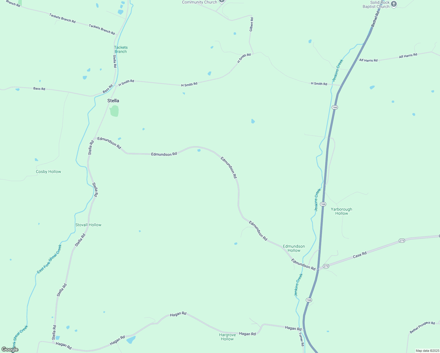 map of restaurants, bars, coffee shops, grocery stores, and more near 1225 Edmundson Road in Prospect