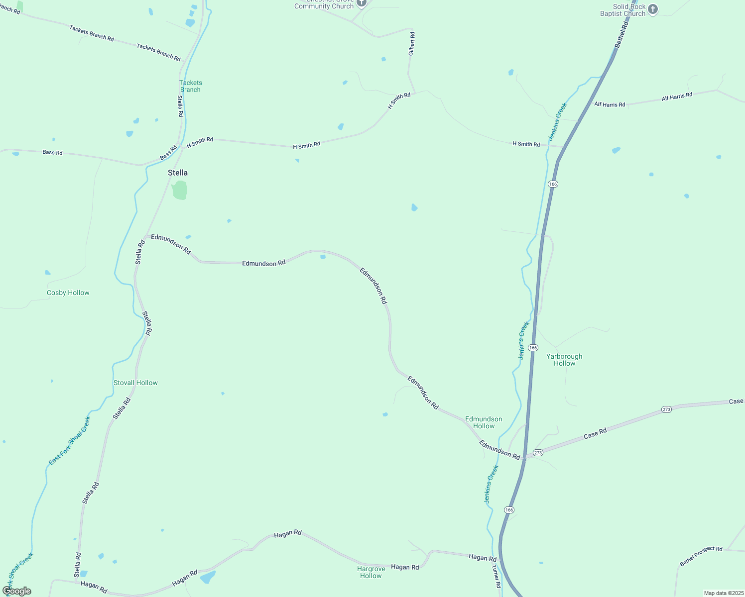 map of restaurants, bars, coffee shops, grocery stores, and more near 1225 Edmundson Road in Prospect