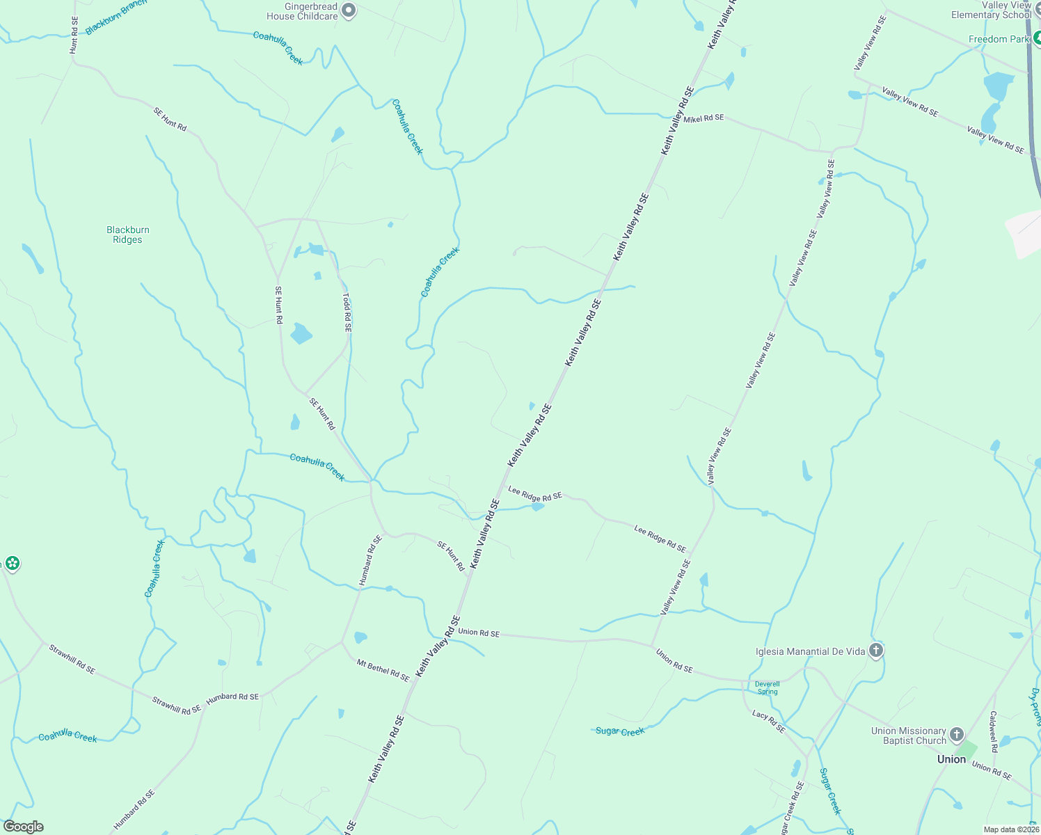 map of restaurants, bars, coffee shops, grocery stores, and more near 1788 Keith Valley Road Southeast in Cleveland