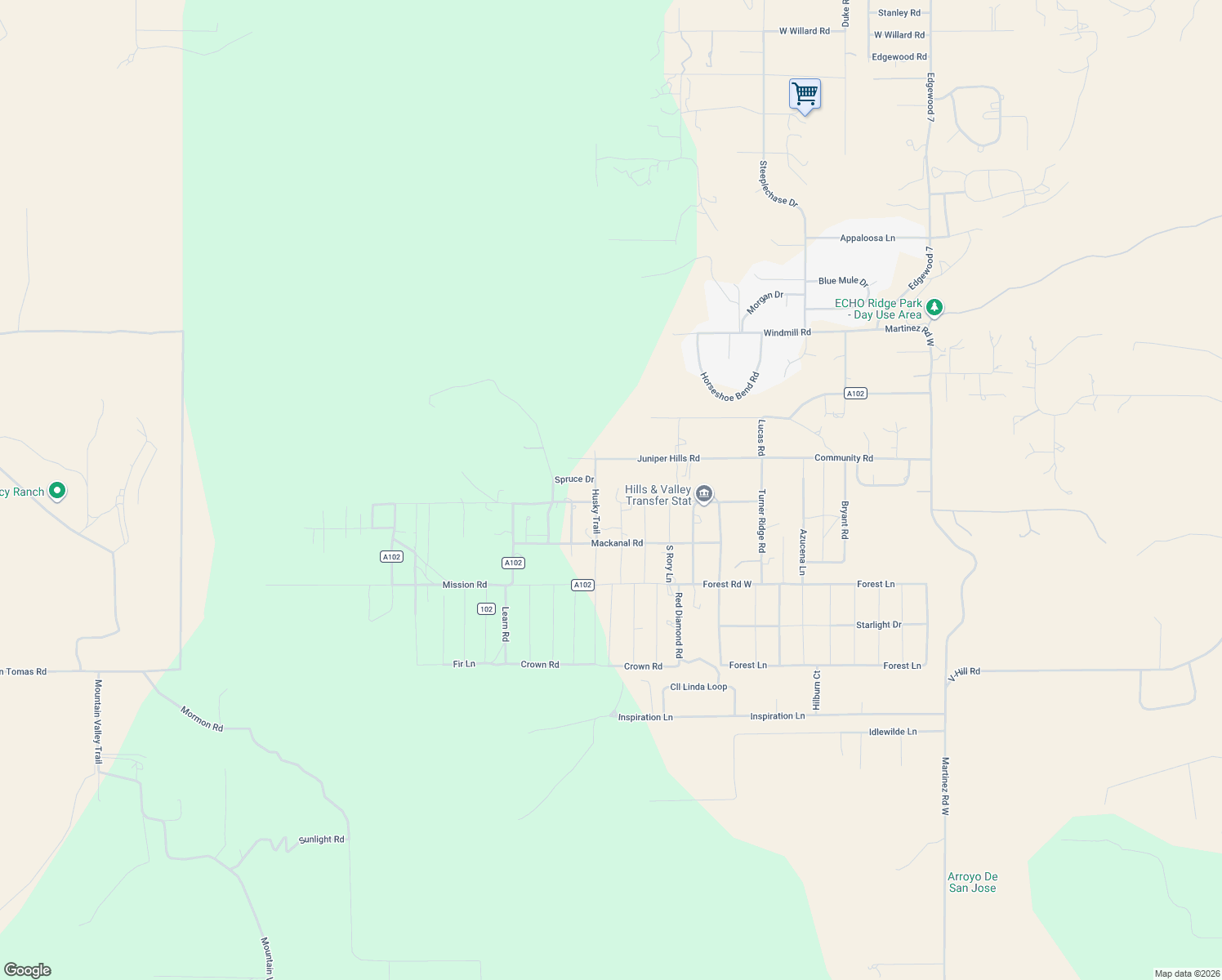 map of restaurants, bars, coffee shops, grocery stores, and more near 46 Juniper Hills in Edgewood