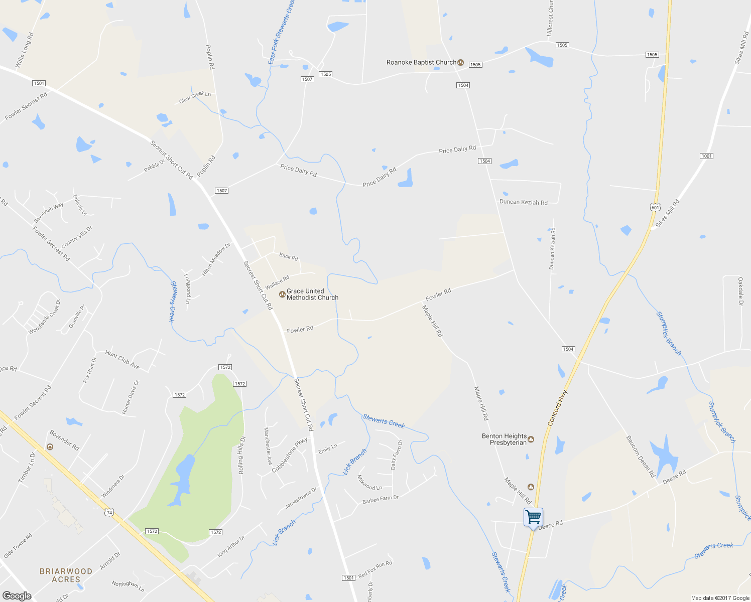 map of restaurants, bars, coffee shops, grocery stores, and more near 908 Fowler Road in Monroe