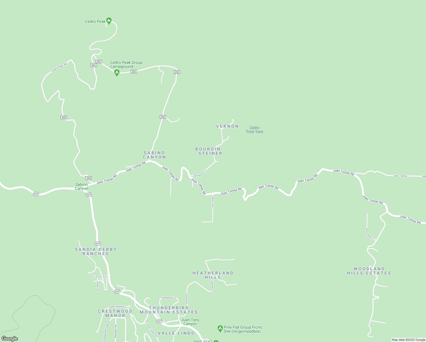map of restaurants, bars, coffee shops, grocery stores, and more near 9 Springsong Lane in Tijeras