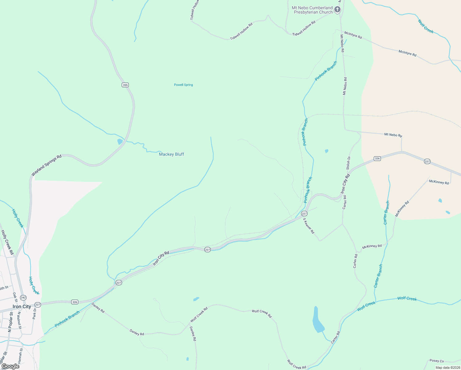 map of restaurants, bars, coffee shops, grocery stores, and more near in Iron City