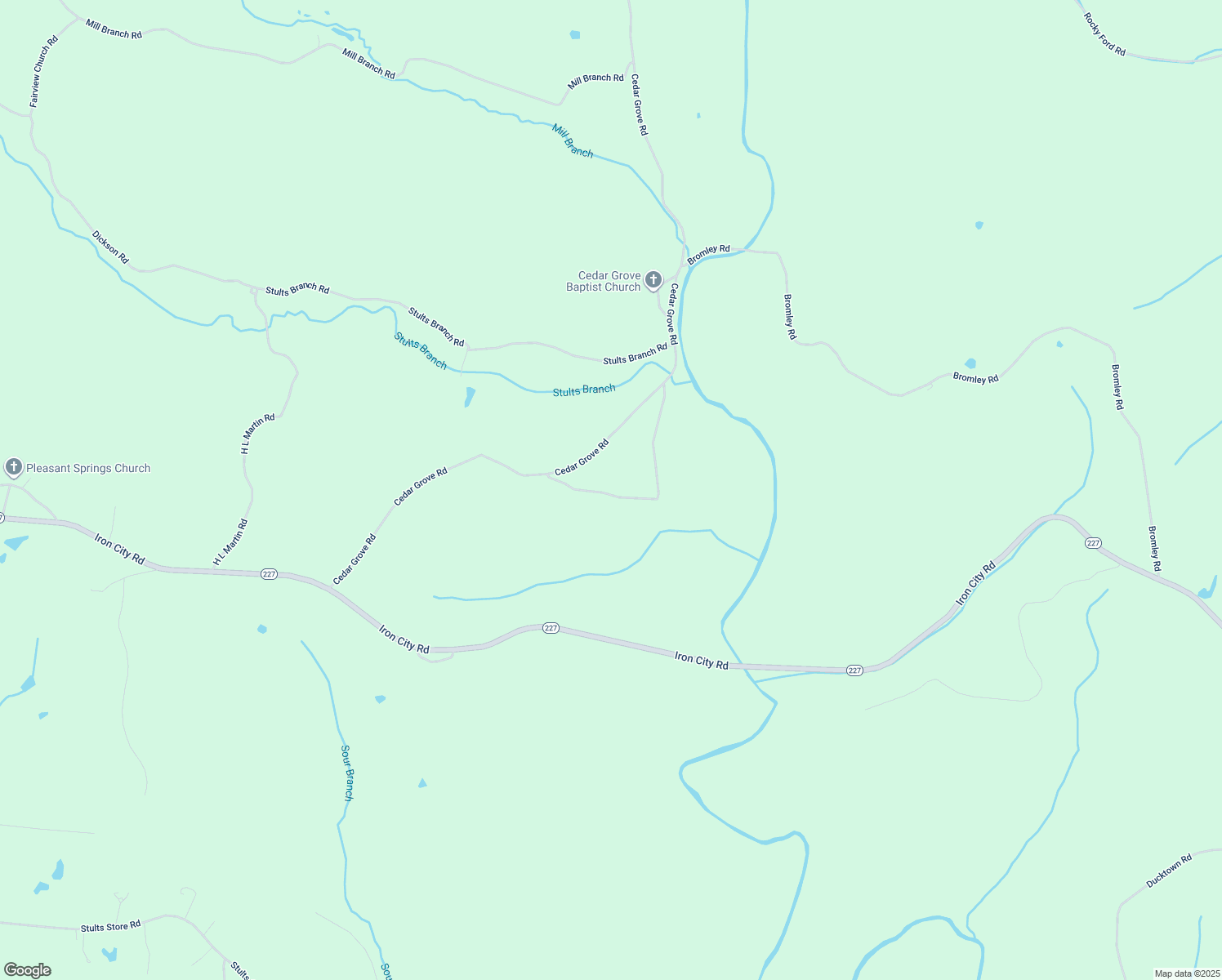 map of restaurants, bars, coffee shops, grocery stores, and more near in Iron City