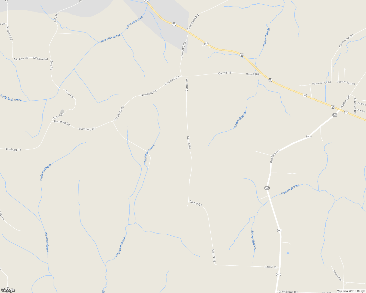 map of restaurants, bars, coffee shops, grocery stores, and more near 1450 Carroll Rd in Michie