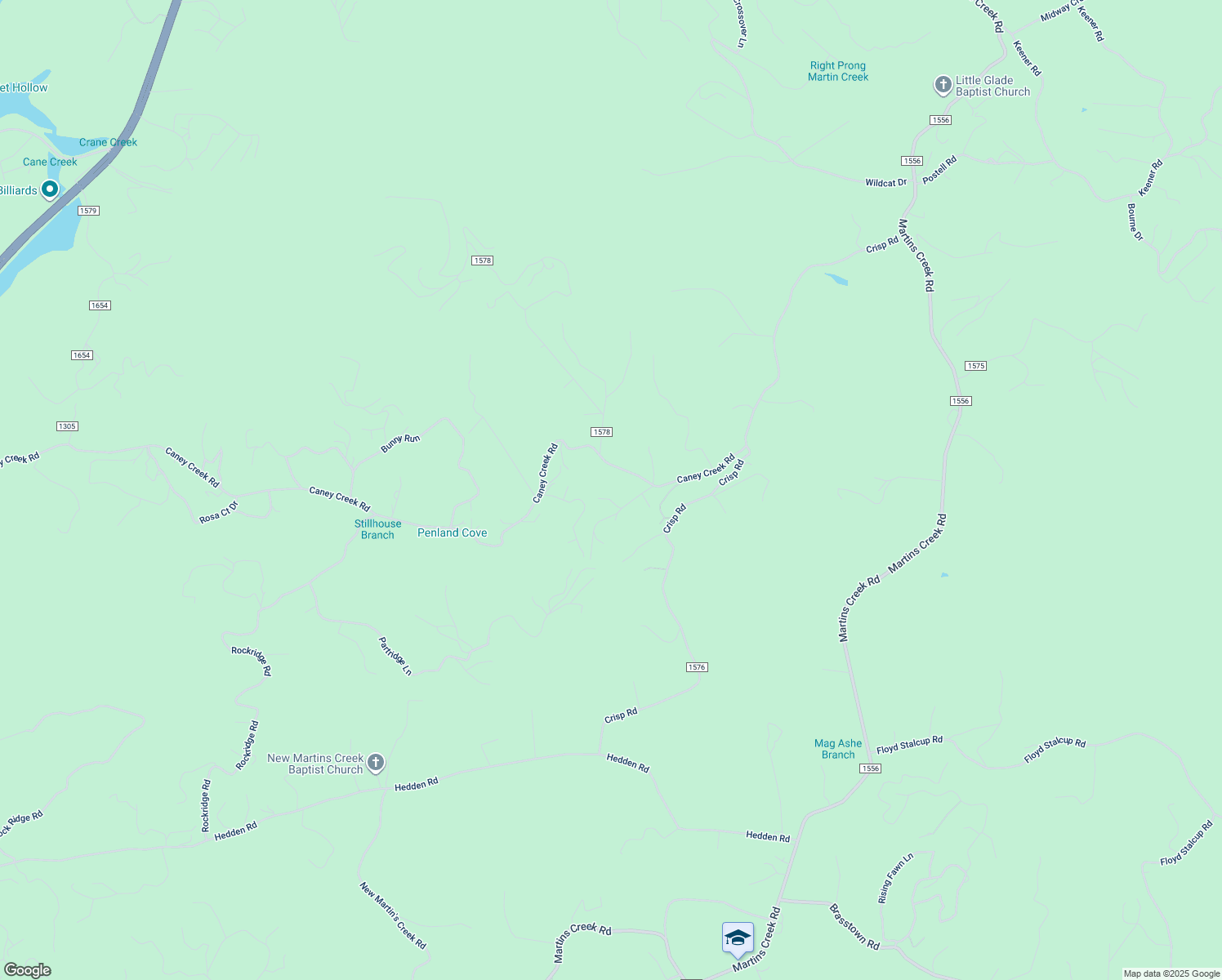 map of restaurants, bars, coffee shops, grocery stores, and more near 3146 Caney Creek Road in Murphy