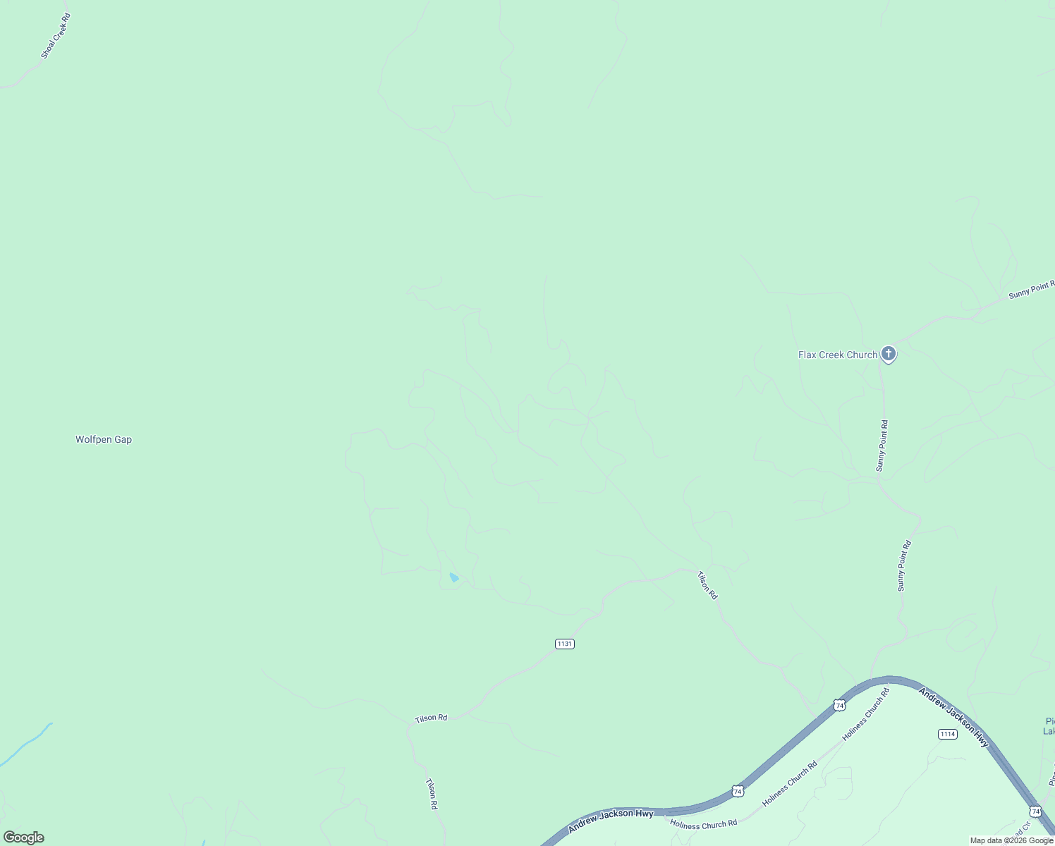 map of restaurants, bars, coffee shops, grocery stores, and more near 989 Kwali Pass in Murphy