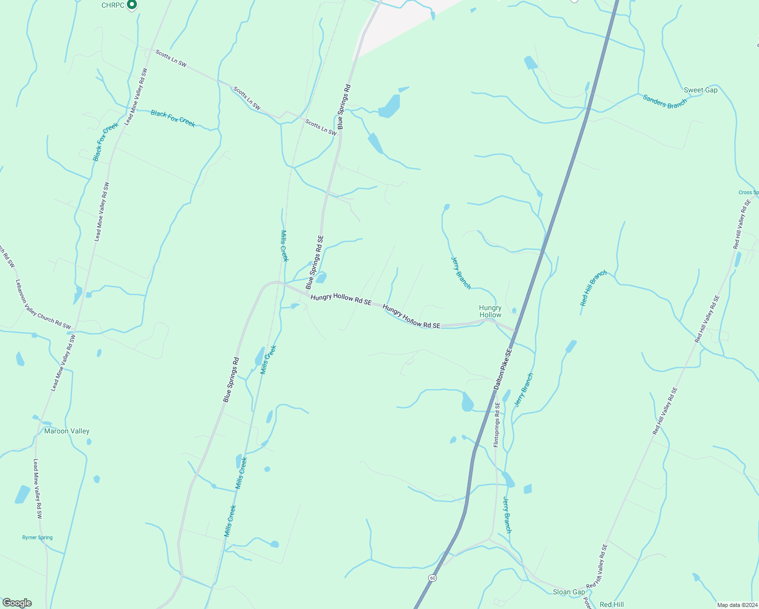 map of restaurants, bars, coffee shops, grocery stores, and more near 312-384 Hungry Hollow Road Southeast in Cleveland