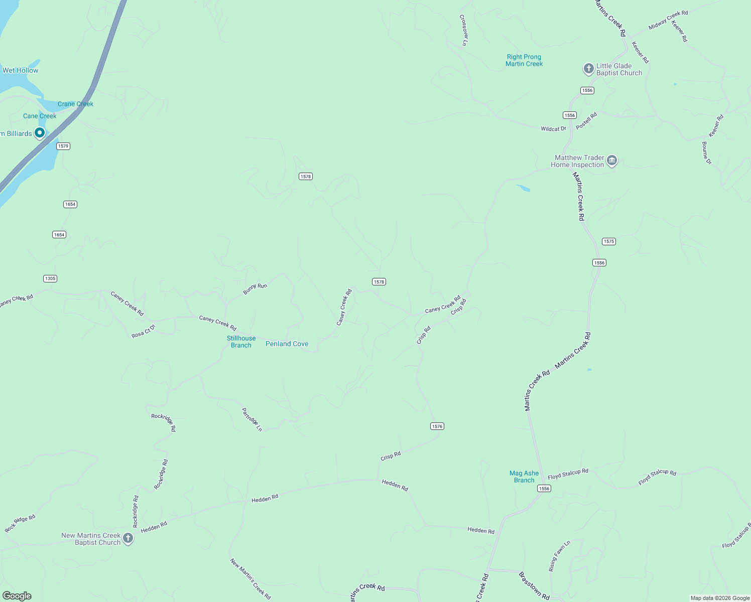 map of restaurants, bars, coffee shops, grocery stores, and more near 3080 Caney Creek Road in Murphy