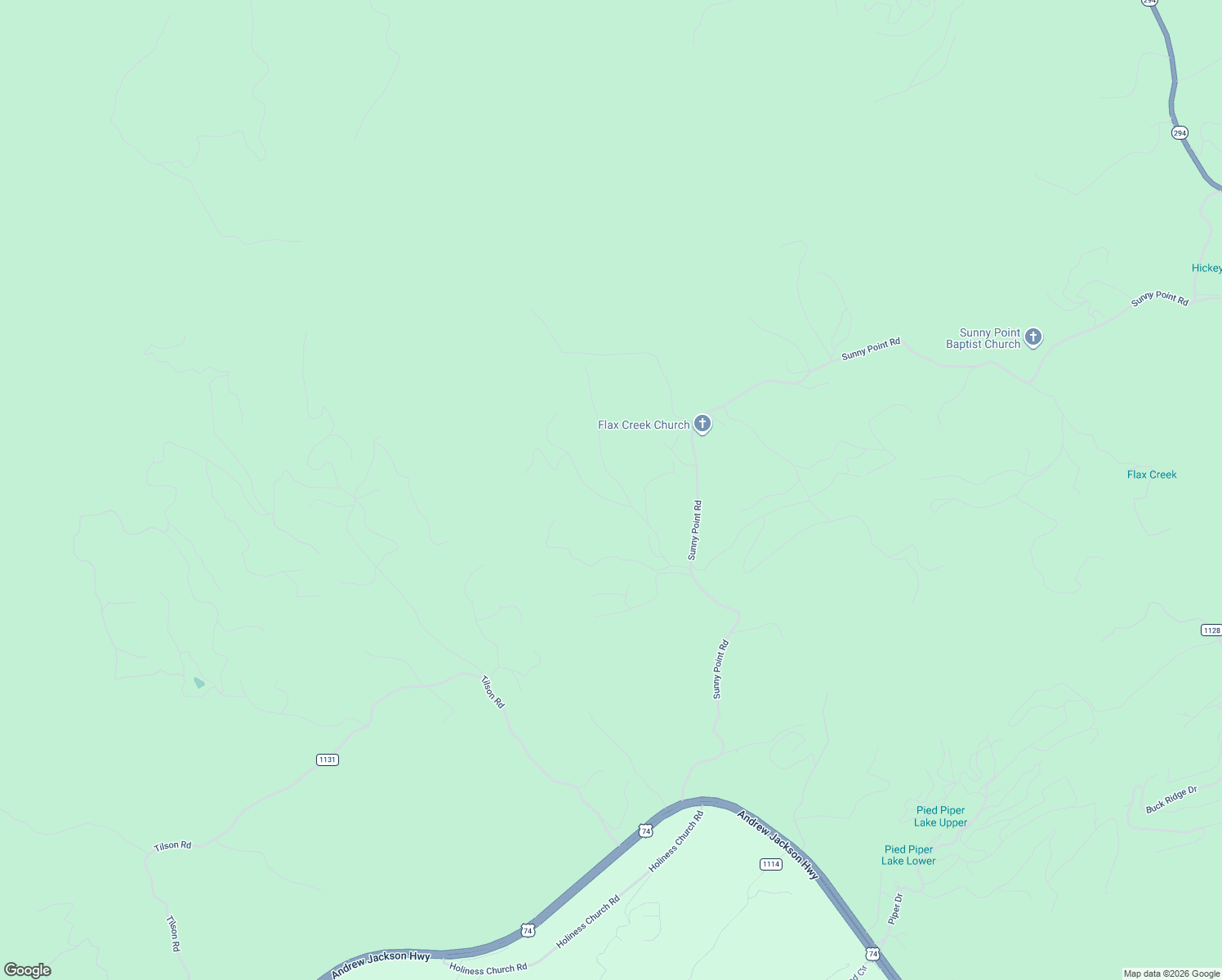 map of restaurants, bars, coffee shops, grocery stores, and more near 27 Apple Lane in Murphy