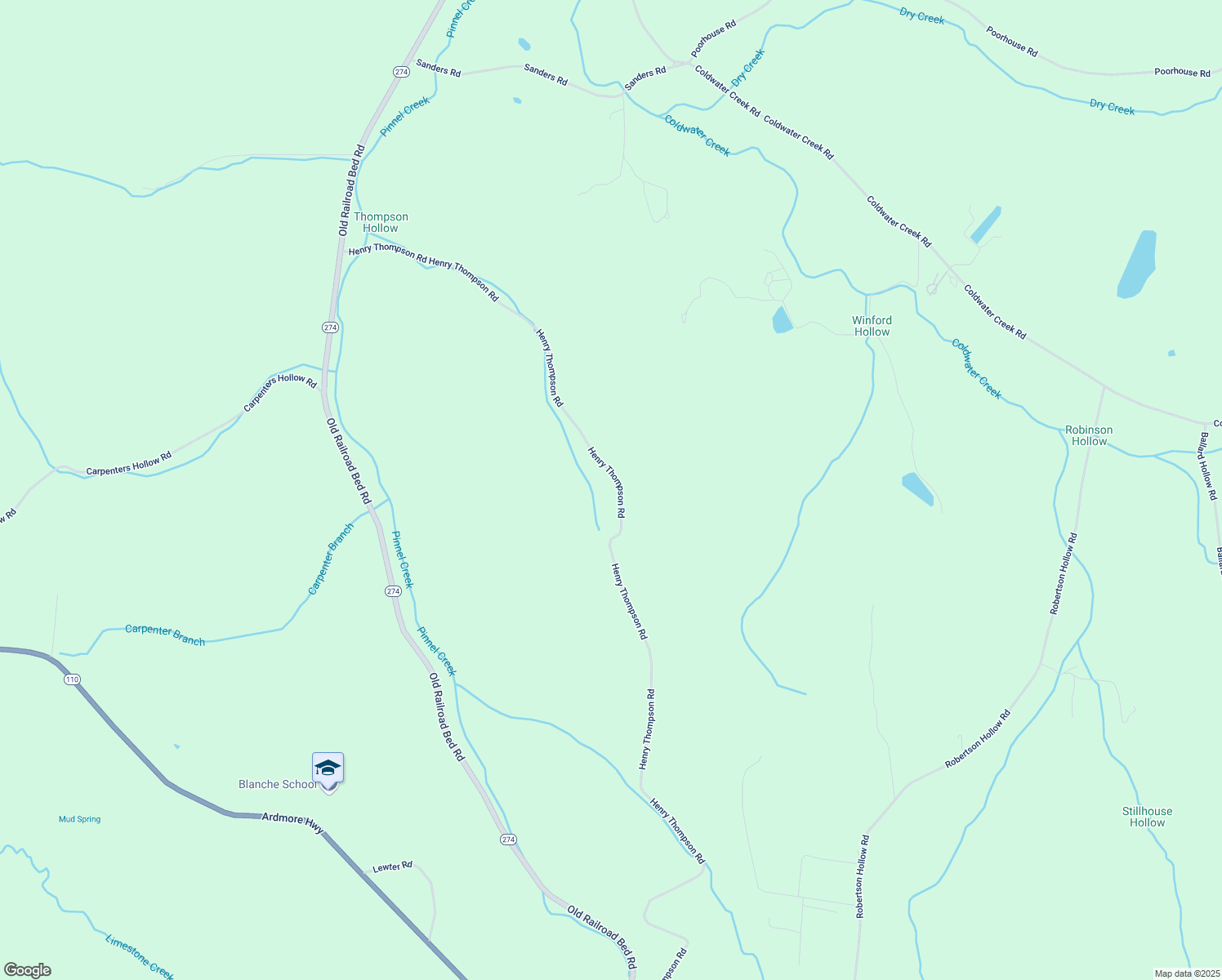map of restaurants, bars, coffee shops, grocery stores, and more near 198 Henry Thompson Road in Taft