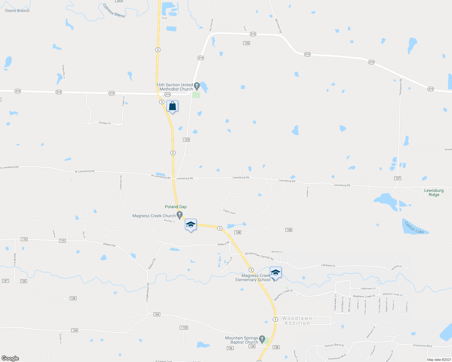 map of restaurants, bars, coffee shops, grocery stores, and more near 90 Eagles Nest in Austin