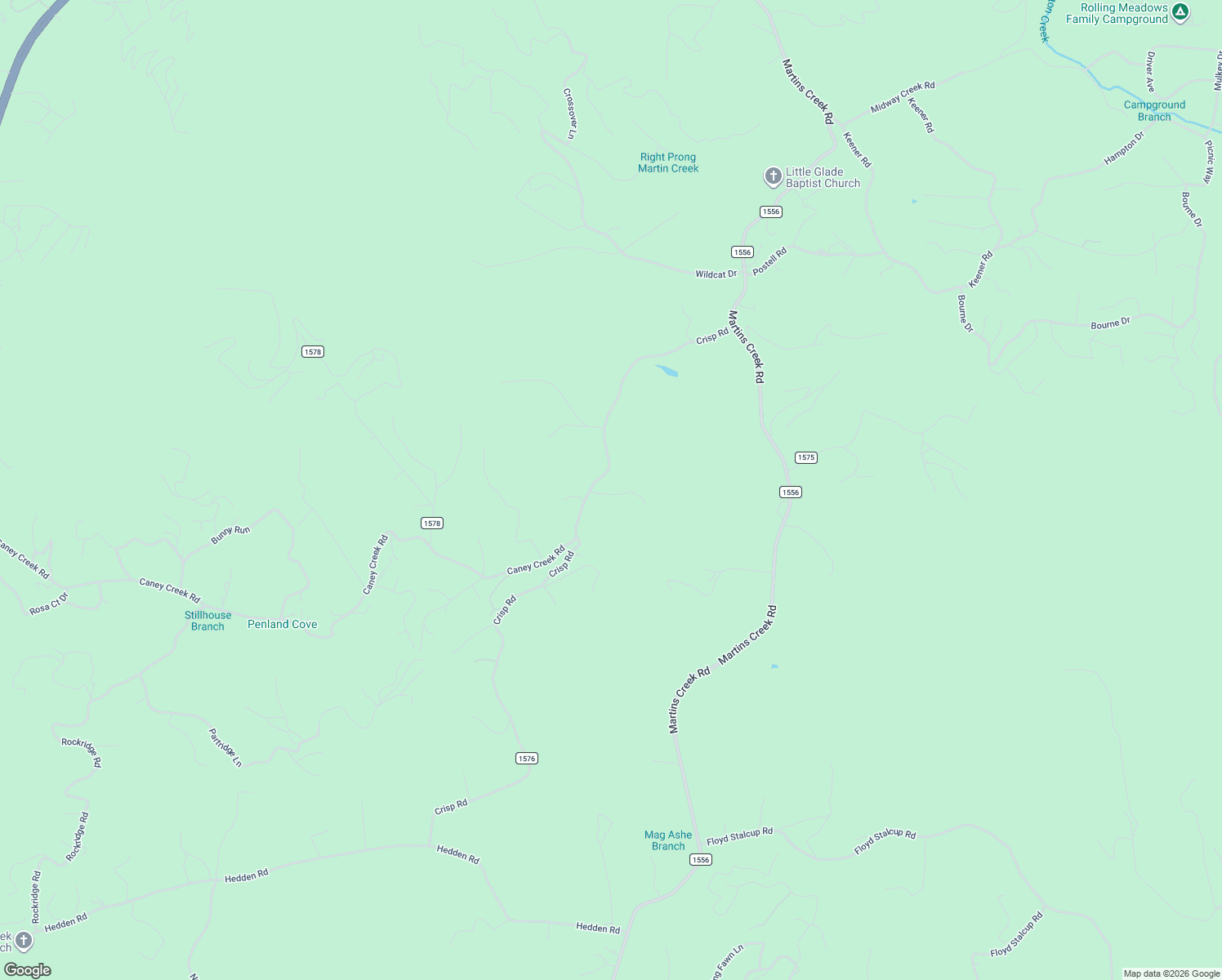 map of restaurants, bars, coffee shops, grocery stores, and more near 47 Cheerio Lane in Murphy