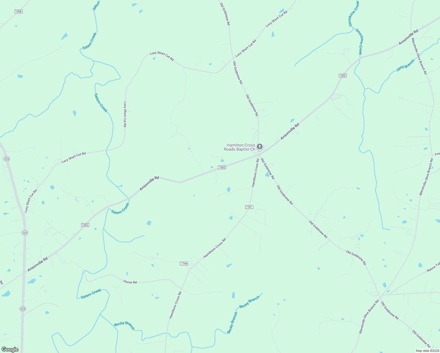 map of restaurants, bars, coffee shops, grocery stores, and more near 3932 Ansonville Road in Marshville