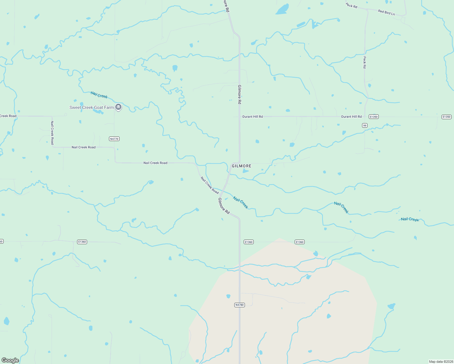 map of restaurants, bars, coffee shops, grocery stores, and more near 32524 Gilmore Road in Poteau