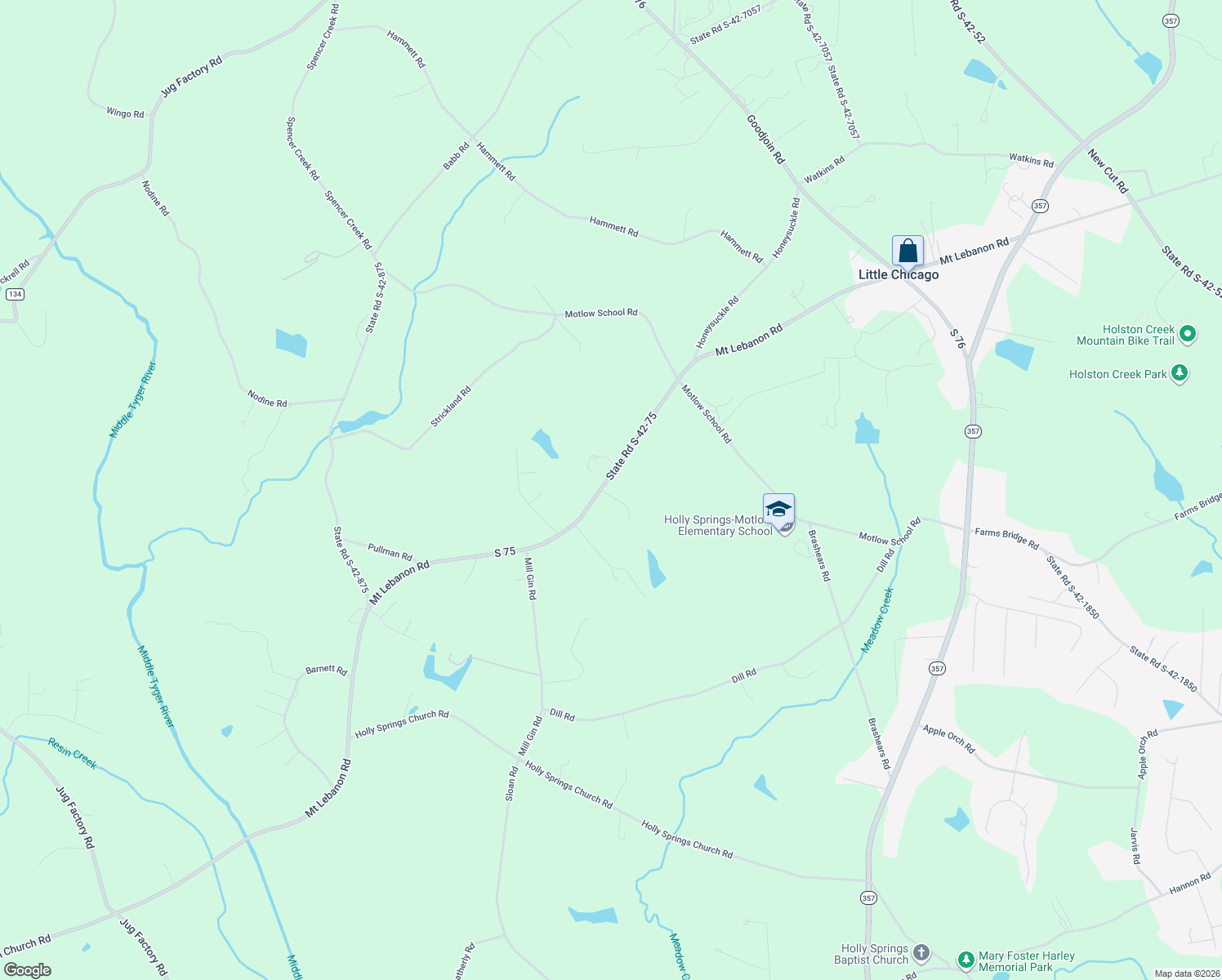 map of restaurants, bars, coffee shops, grocery stores, and more near 103 Cheyenne Ridge Trail in Campobello