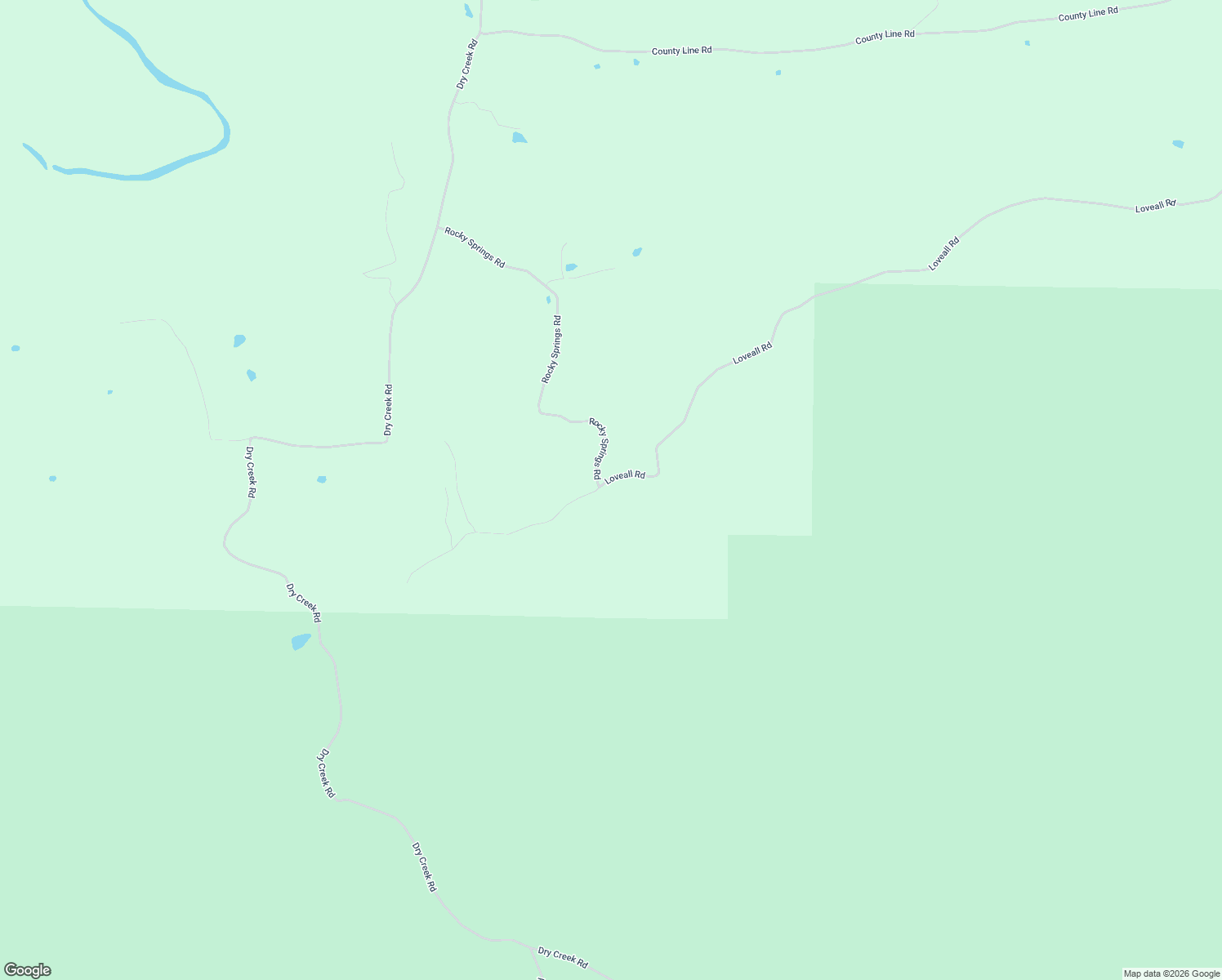 map of restaurants, bars, coffee shops, grocery stores, and more near 653 Loveall Road in Booneville