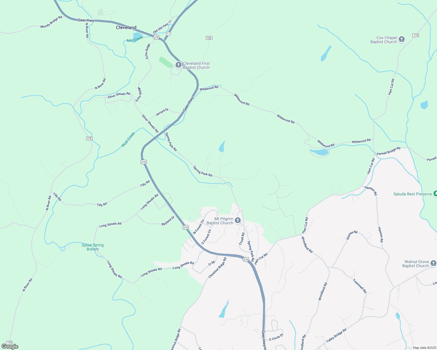 map of restaurants, bars, coffee shops, grocery stores, and more near 342 Tripp Road in Greenville County