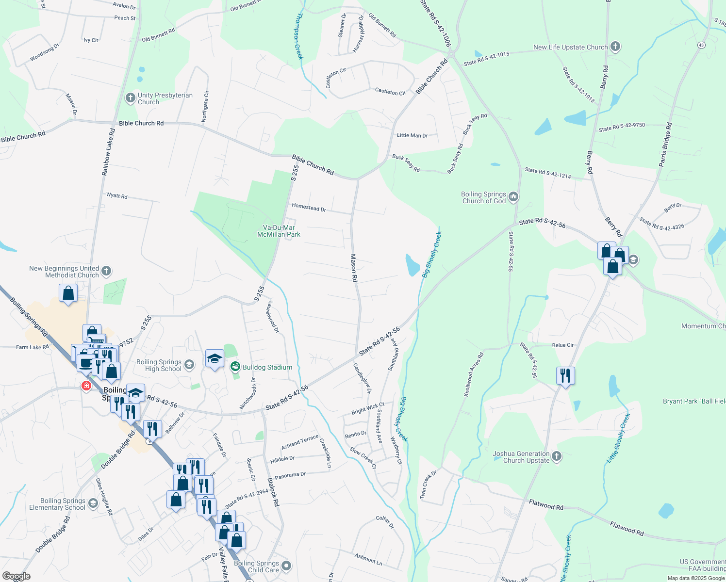 360 State Road S421017, Boiling Springs SC Walk Score