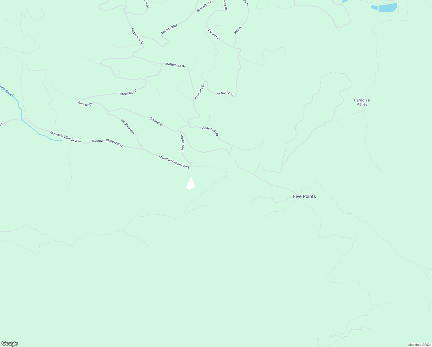 map of restaurants, bars, coffee shops, grocery stores, and more near Matterhorn Drive in Kern County
