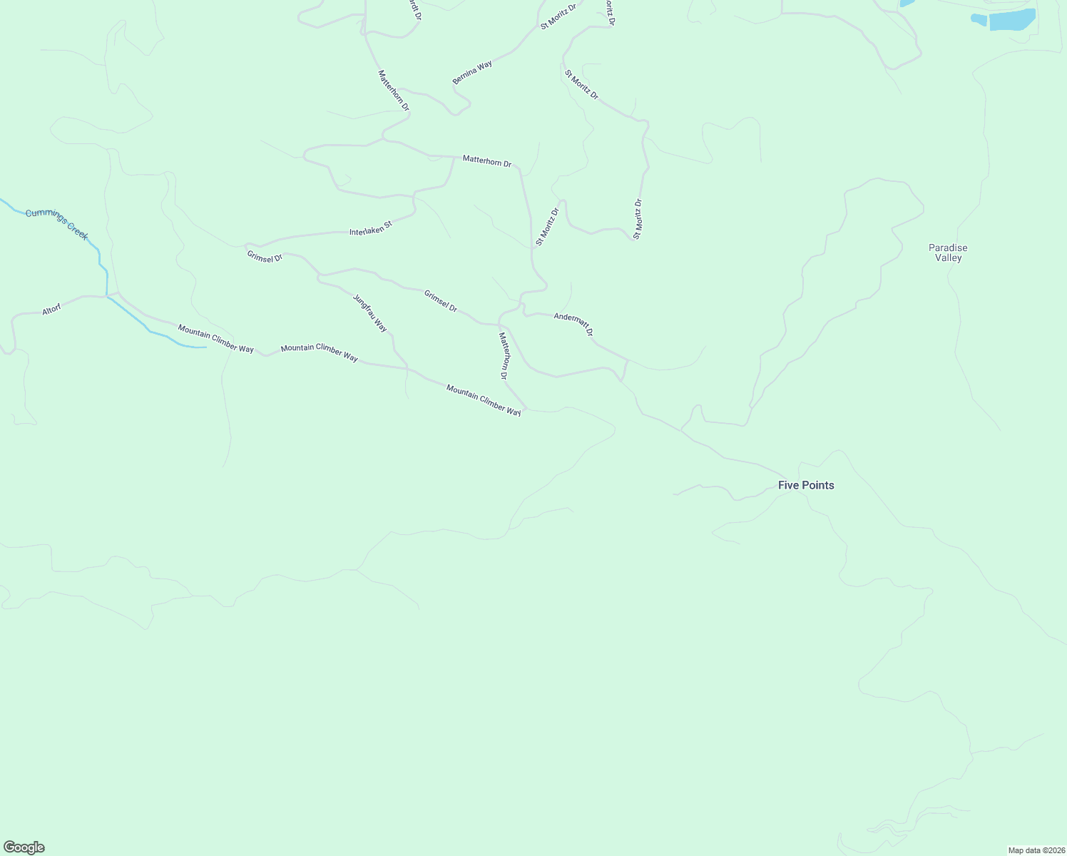 map of restaurants, bars, coffee shops, grocery stores, and more near 16391 Mountain Climber Way in Tehachapi