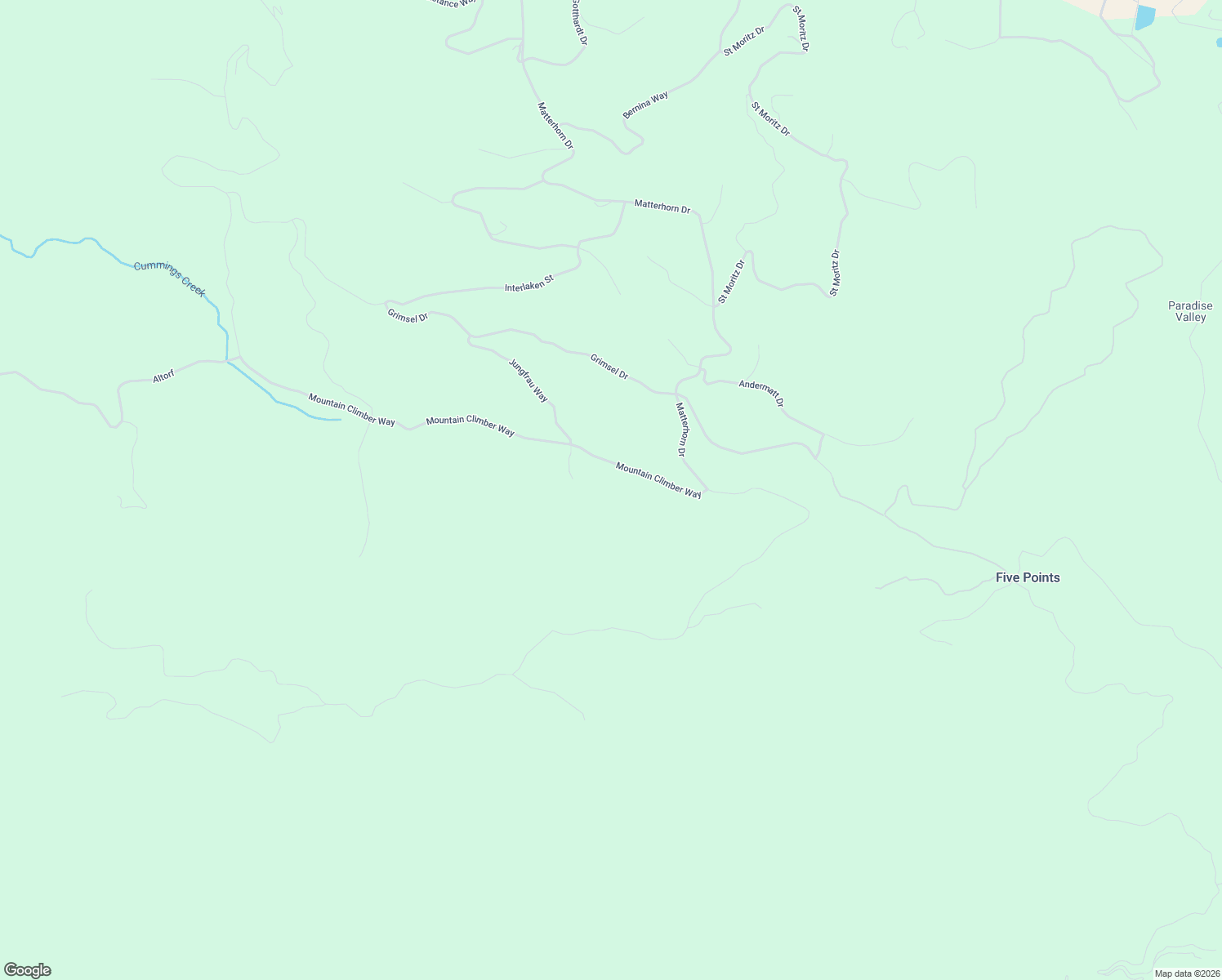 map of restaurants, bars, coffee shops, grocery stores, and more near 16491 Mountain Climber Way in Tehachapi