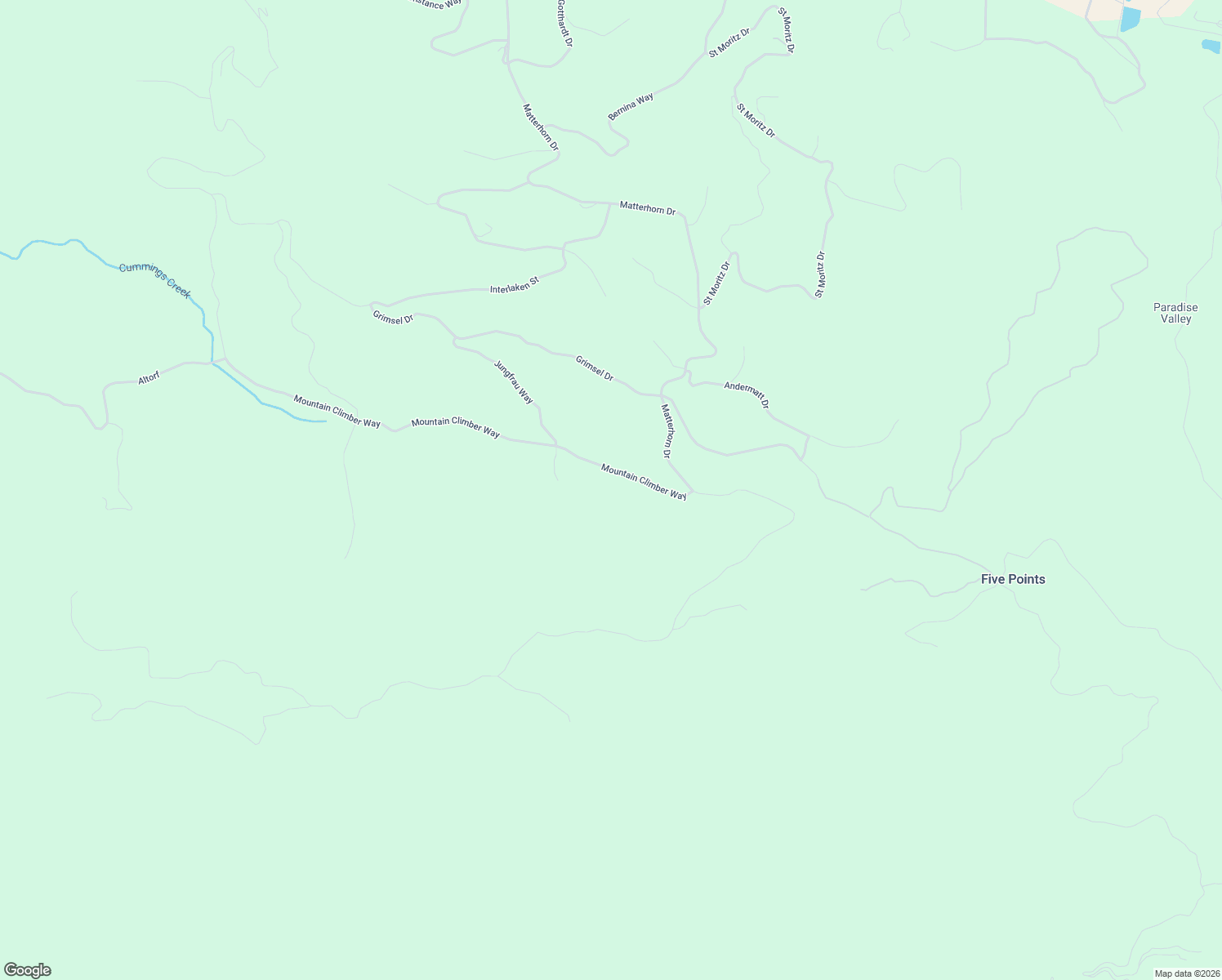 map of restaurants, bars, coffee shops, grocery stores, and more near 16491 Mountain Climber Way in Tehachapi