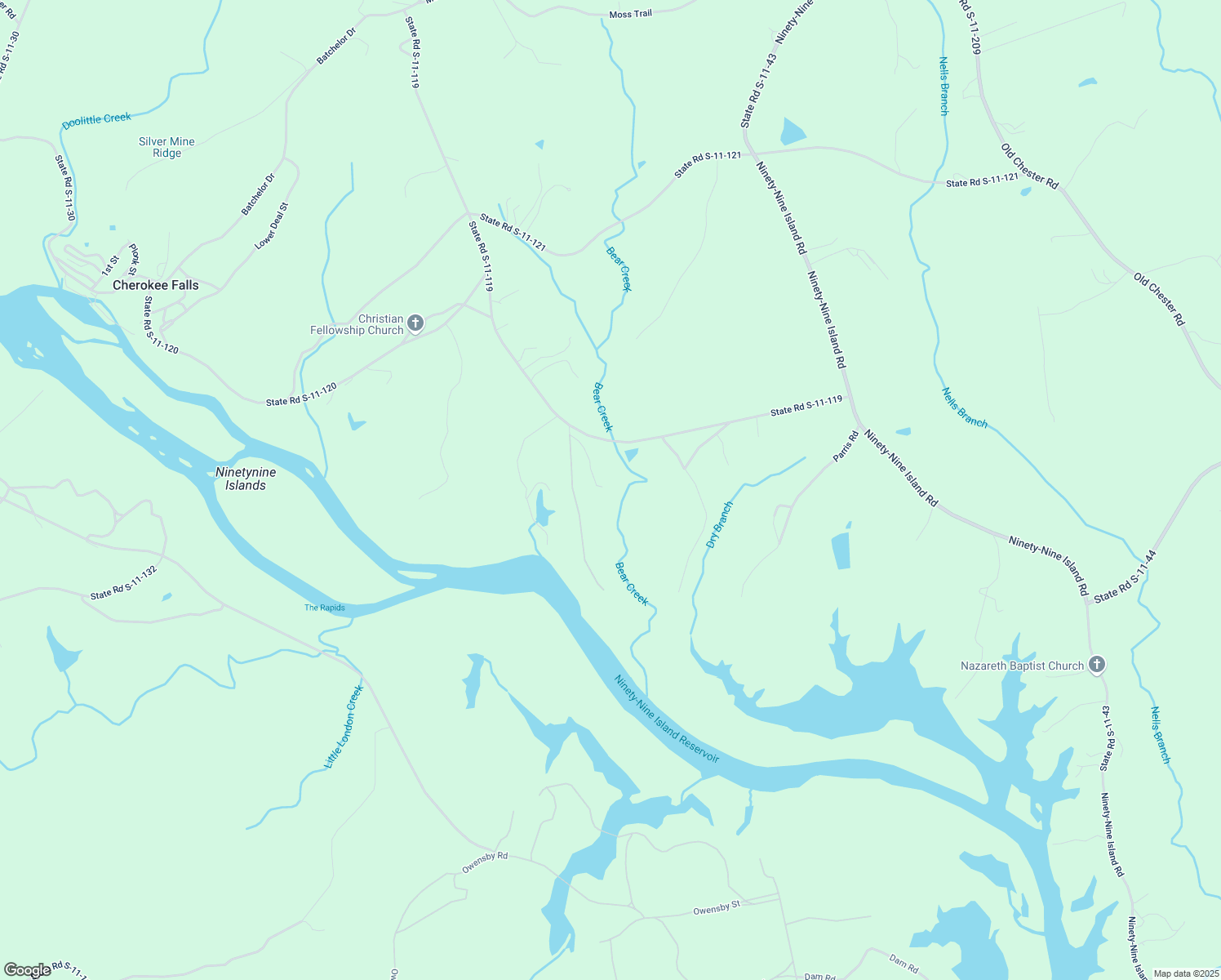 map of restaurants, bars, coffee shops, grocery stores, and more near 153 Rains Road in Blacksburg