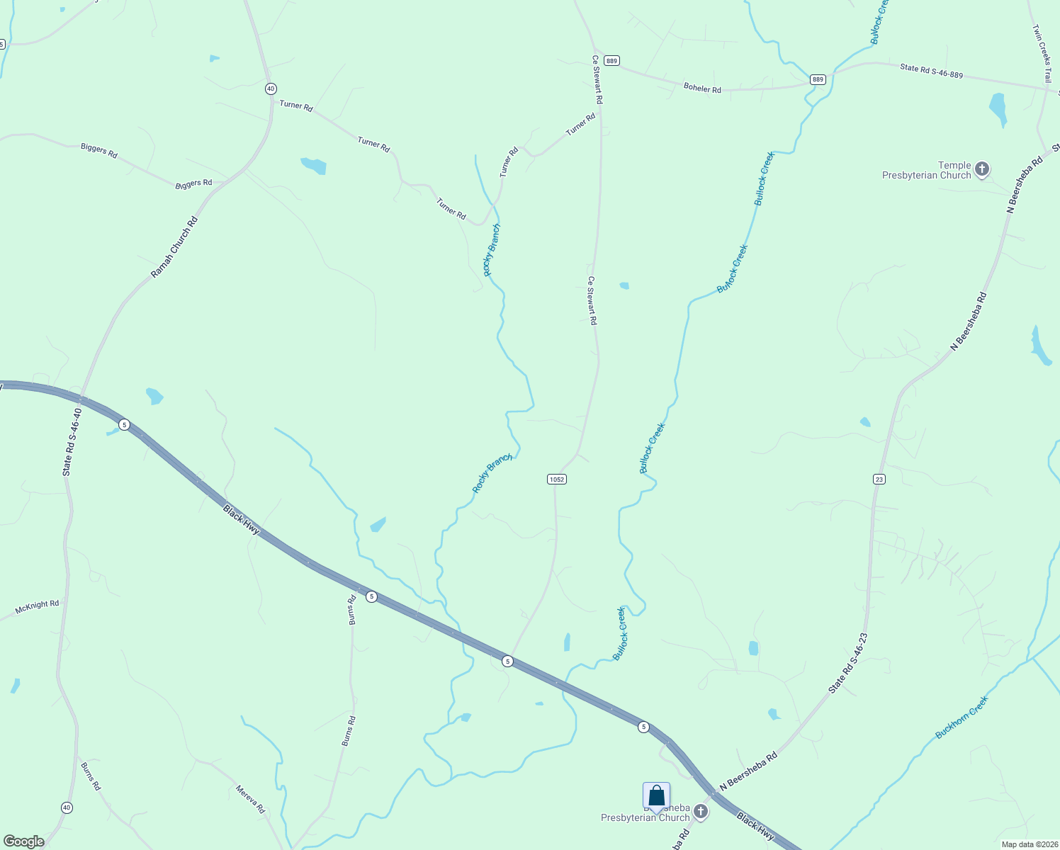map of restaurants, bars, coffee shops, grocery stores, and more near 483 C E Stewart Road in Clover