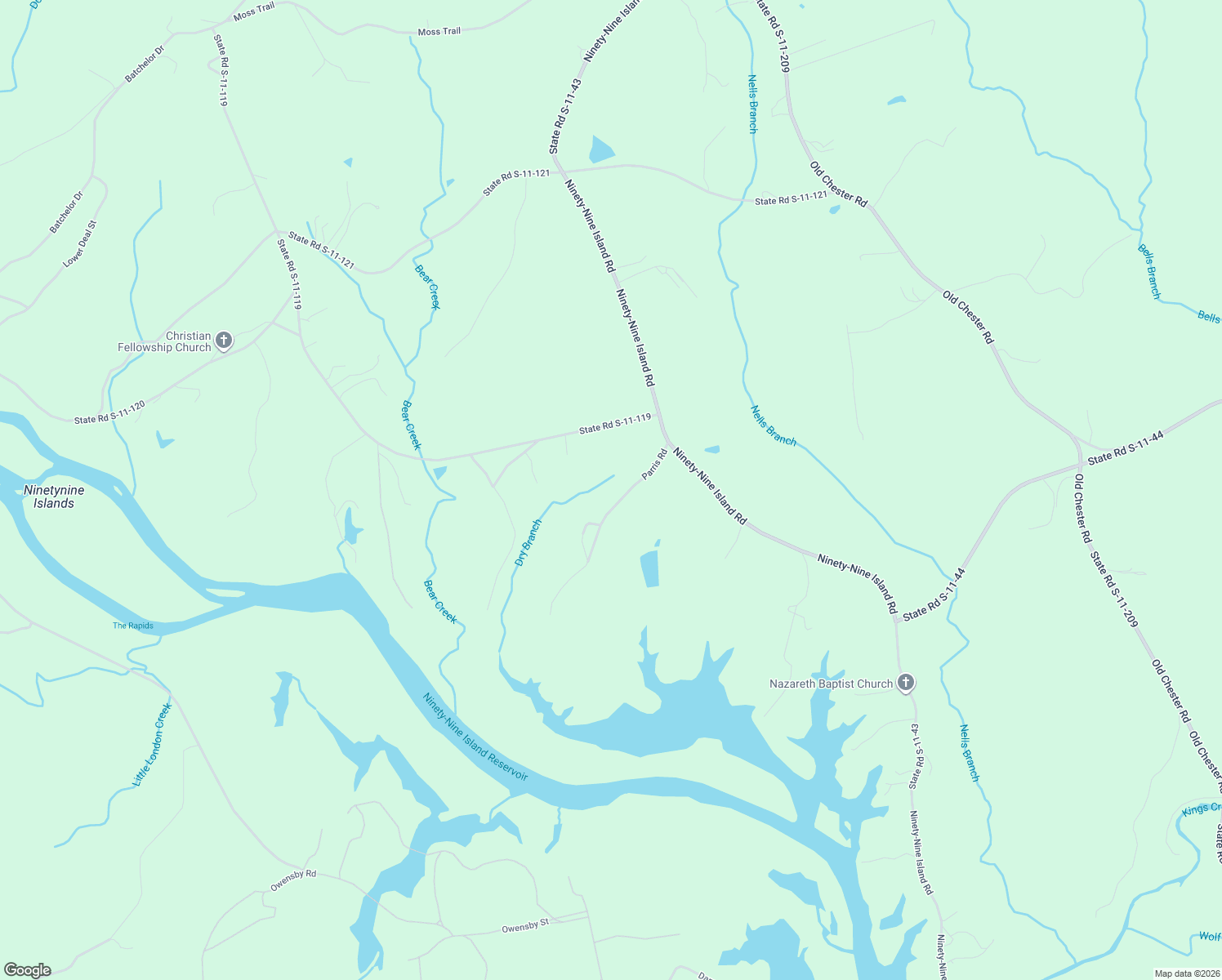 map of restaurants, bars, coffee shops, grocery stores, and more near 182-188 Paris Road in Blacksburg