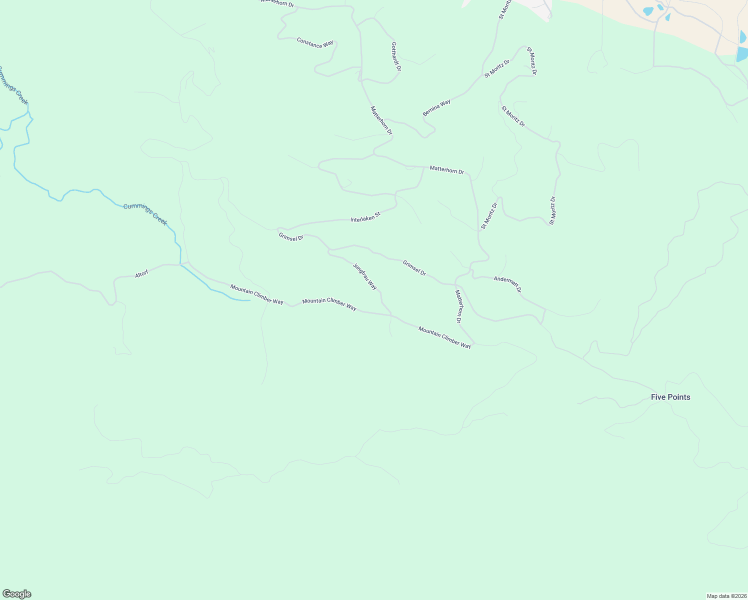 map of restaurants, bars, coffee shops, grocery stores, and more near 16441 Jungfrau Way in Tehachapi