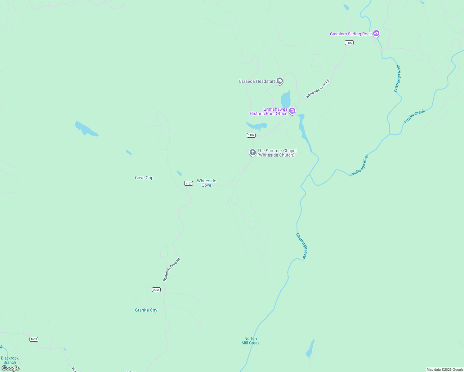 map of restaurants, bars, coffee shops, grocery stores, and more near 164 Garnet Hill Lane in Highlands