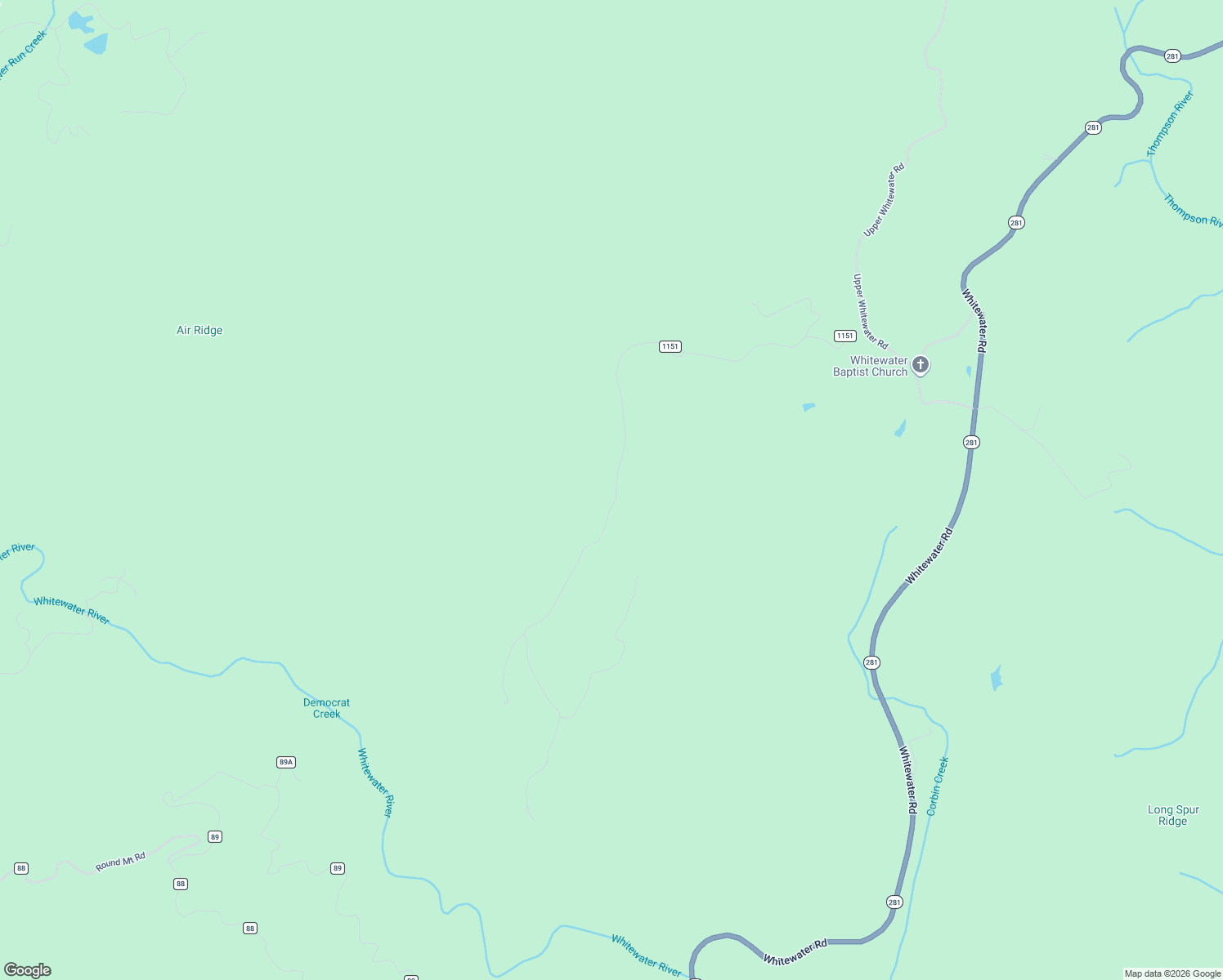 map of restaurants, bars, coffee shops, grocery stores, and more near 510 Whitewater Ridge Road in Sapphire