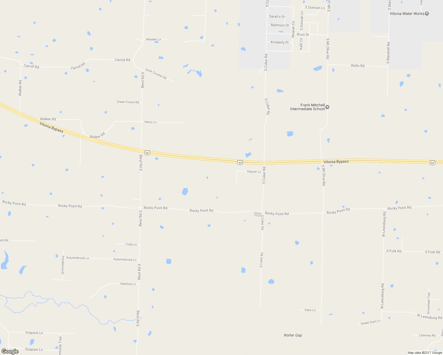 map of restaurants, bars, coffee shops, grocery stores, and more near 37 Hauser Lane in Vilonia