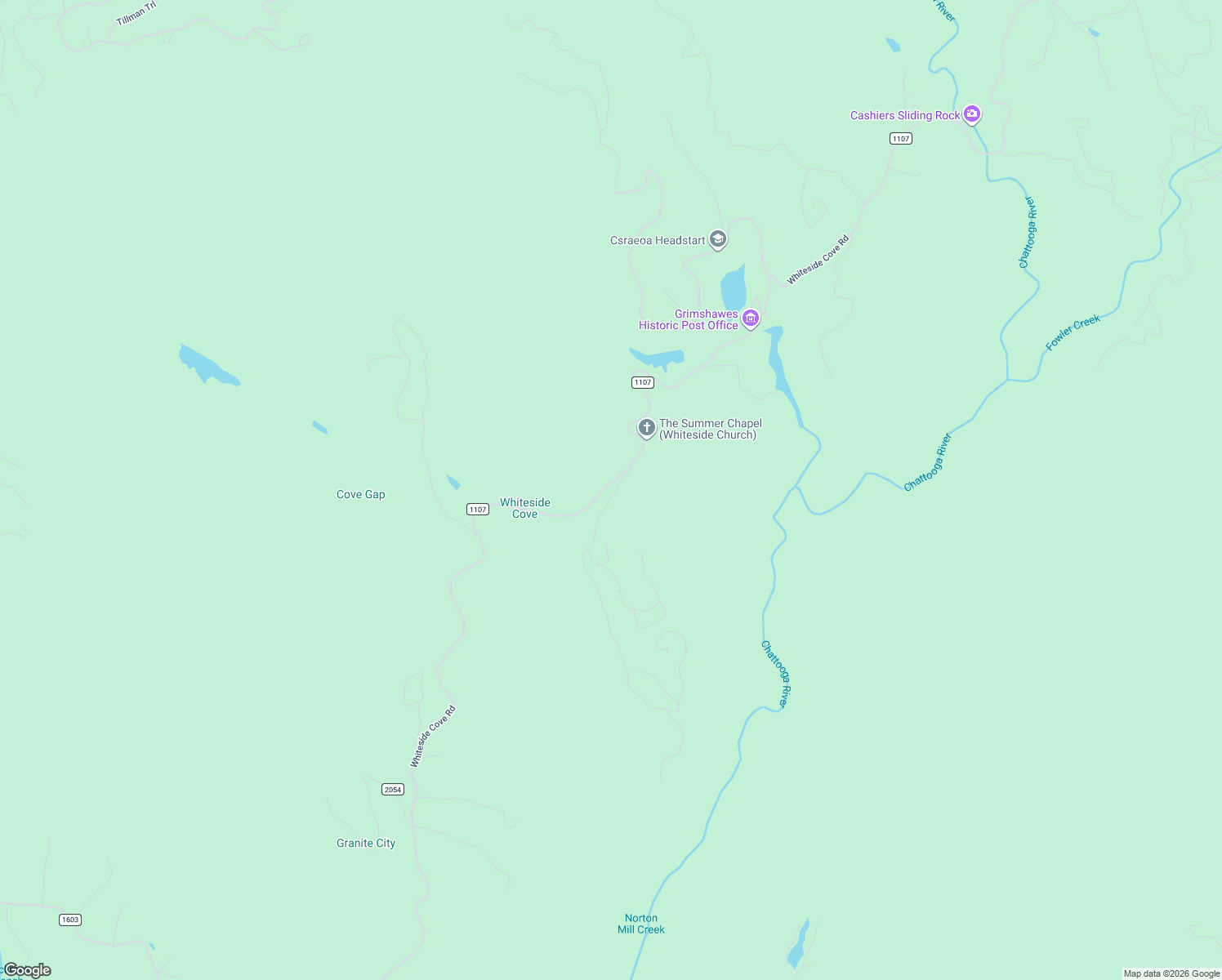 map of restaurants, bars, coffee shops, grocery stores, and more near 164 Garnet Hill Lane in Highlands