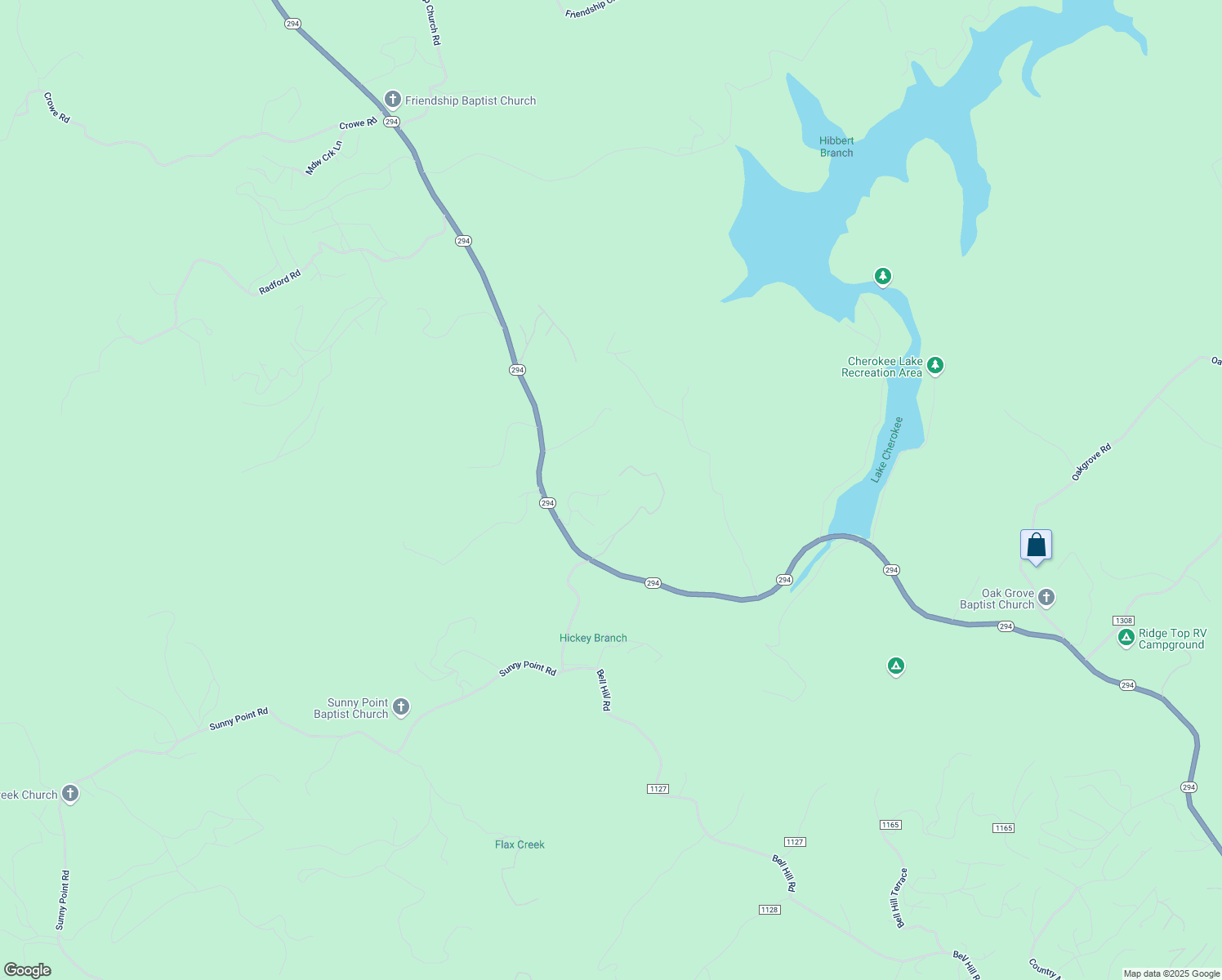 map of restaurants, bars, coffee shops, grocery stores, and more near 306 Nelson Ridge Road in Murphy