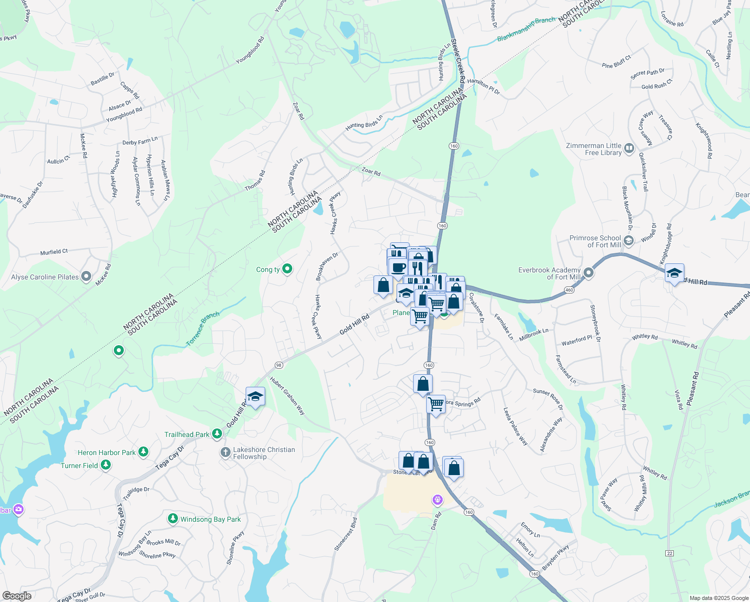 1820 Gold Hill Road, Fort Mill SC Walk Score